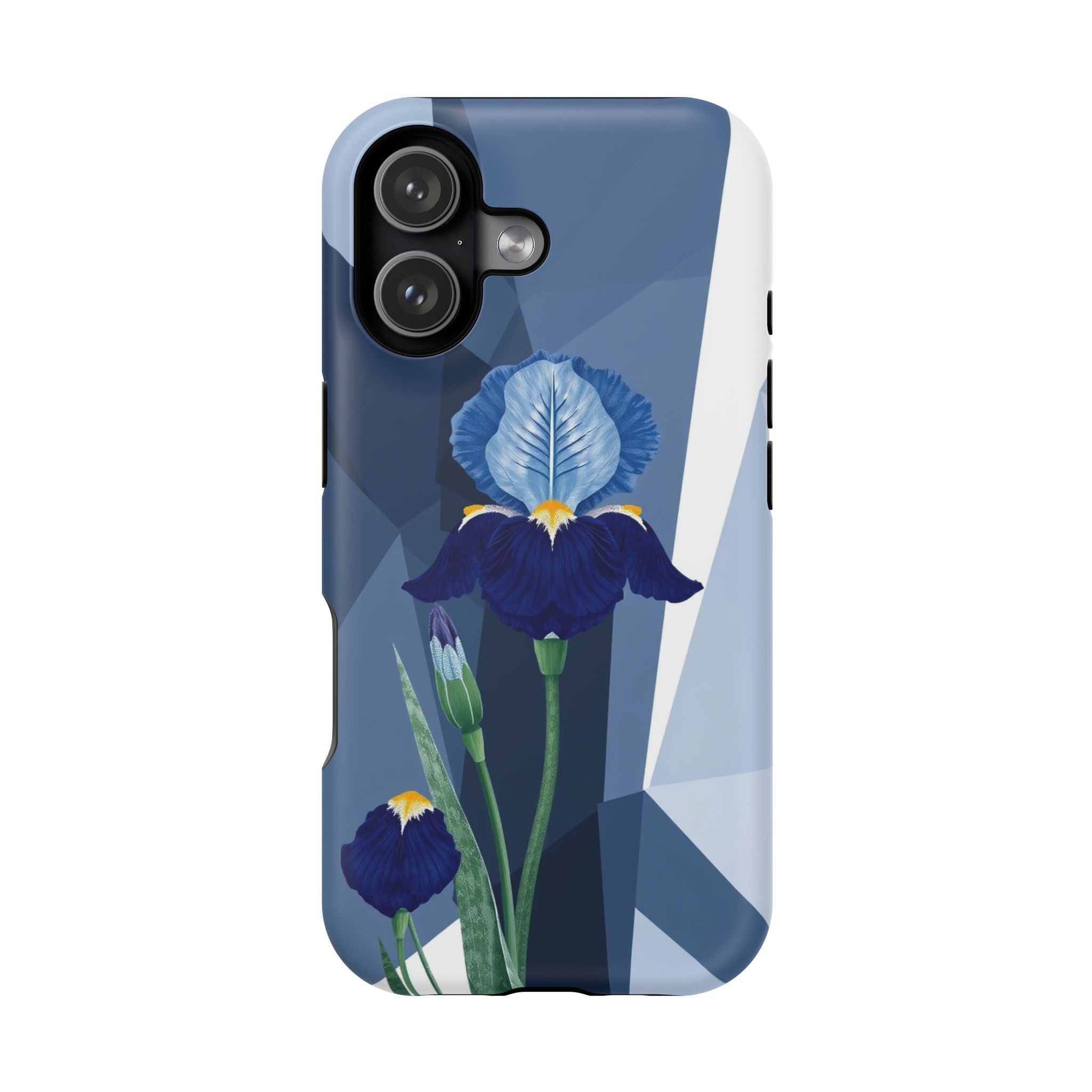 iPhone Earthy Iris Garden Design Bold Modern Everyday Snap Case · iPhone Case