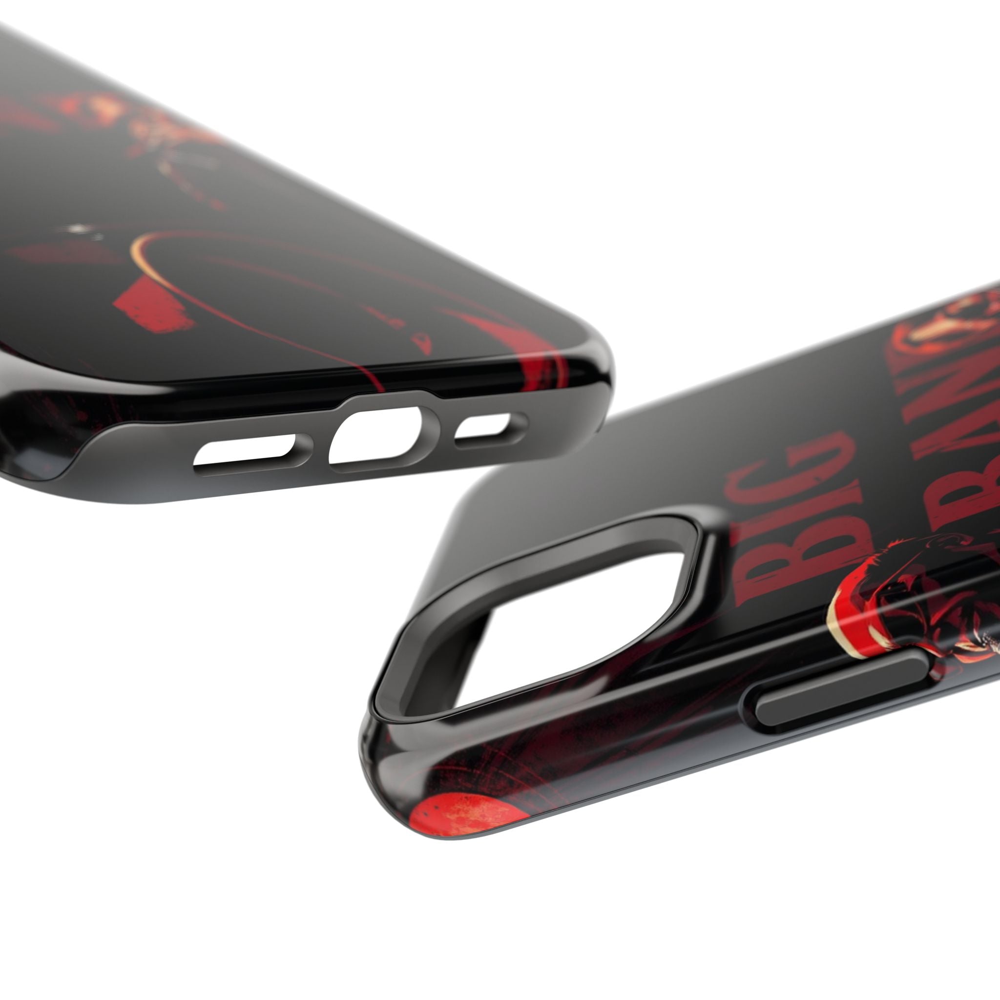 iPhone Black And Crimson Big Band Era Slim Everyday Designer Case · iPhone Case
