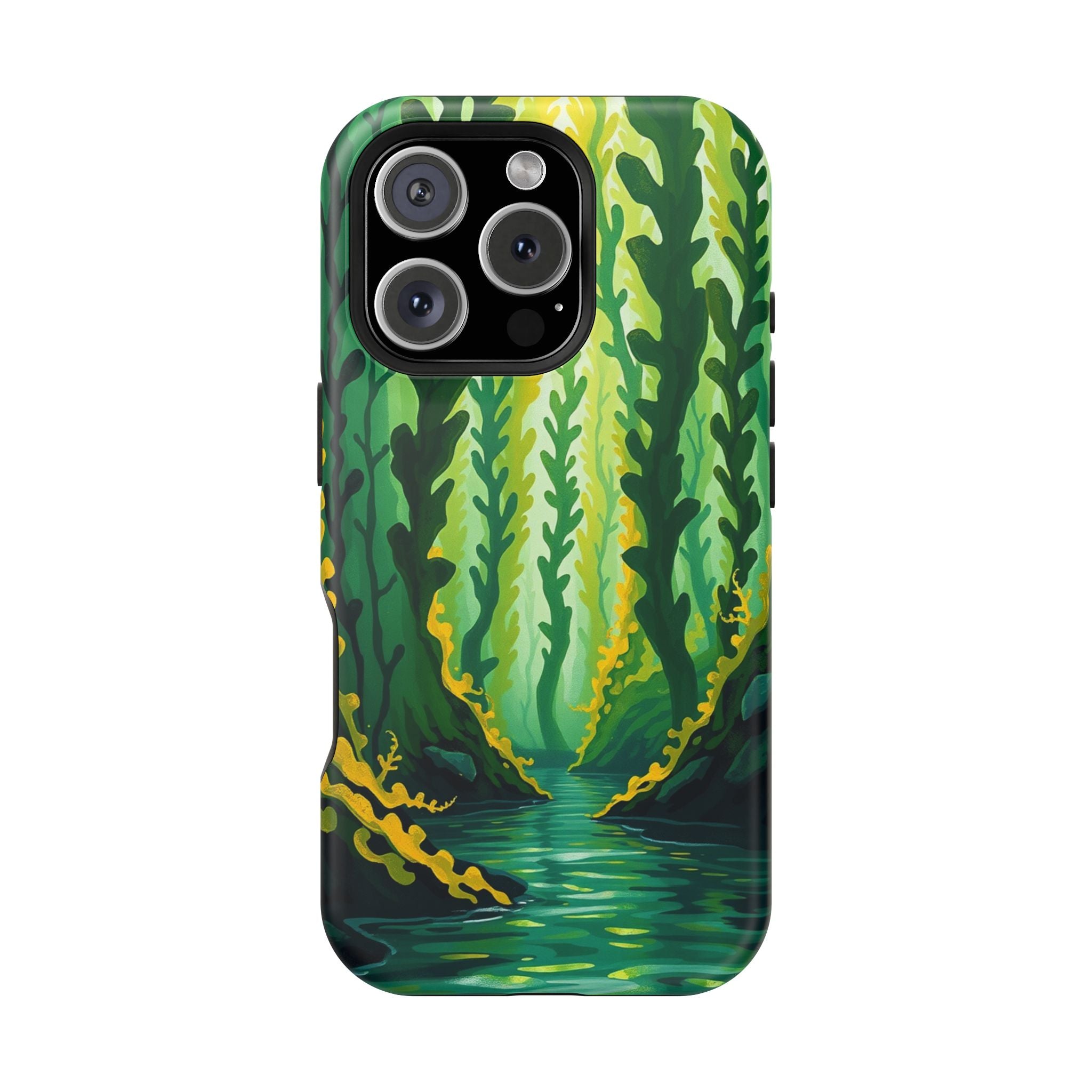 iPhone Kelp Forest Oil Painting Impressionist Slim iPhone Everyday · iPhone Case