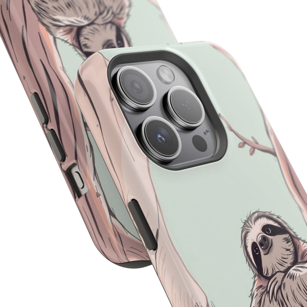 iPhone Cozy Sloth Mode Hand-Drawn Sketch Slim Everyday Designer Case · iPhone Ca