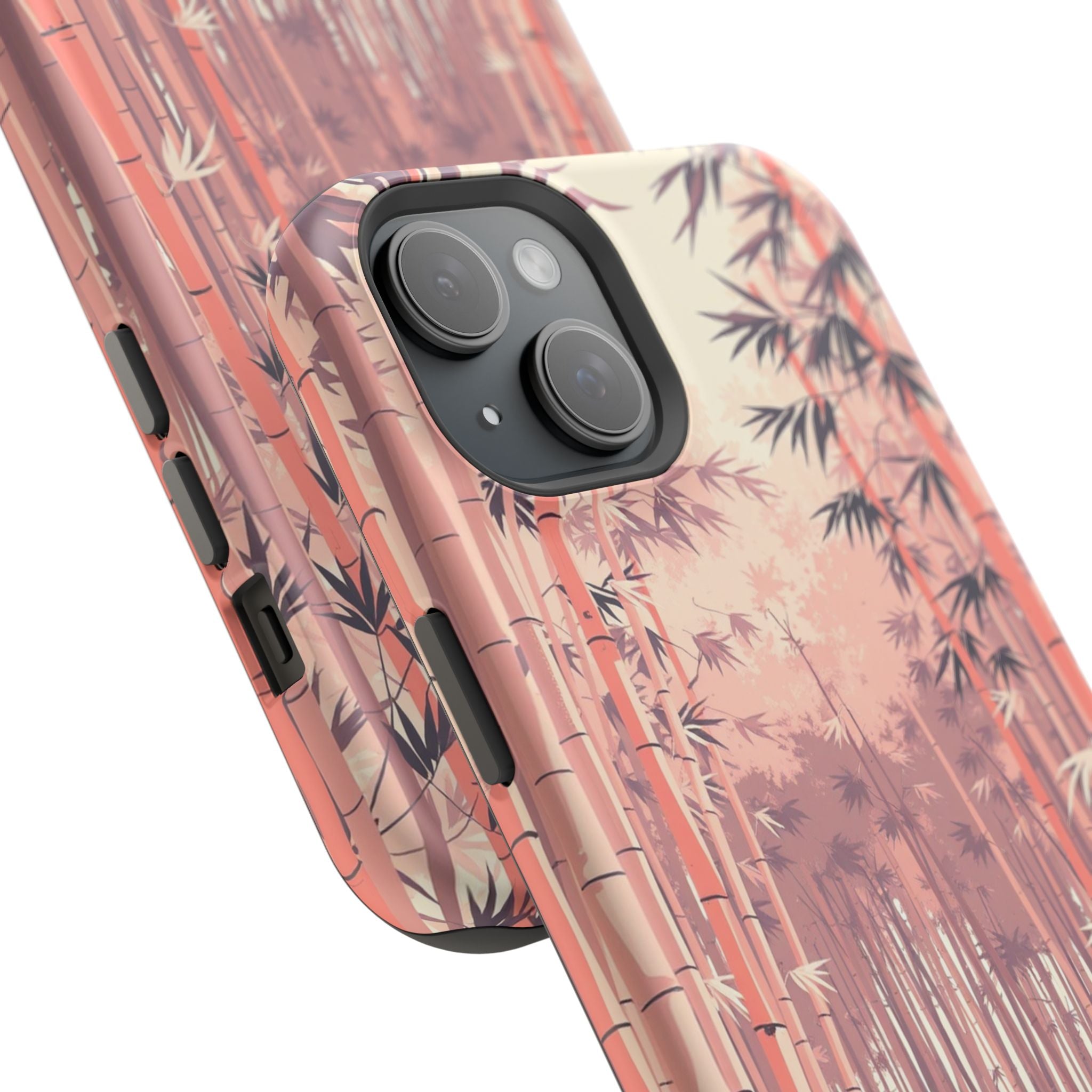iPhone Rose Pink And Cream Bamboo Grove Slim Everyday iPhone 19 · iPhone Case