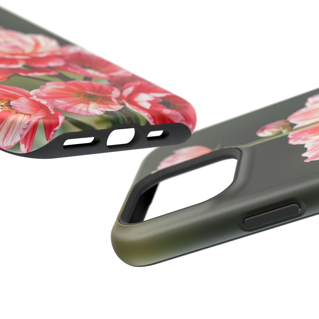 iPhone Ranunculus Stack Vibrant Watercolor Slim Snap Case · iPhone Case