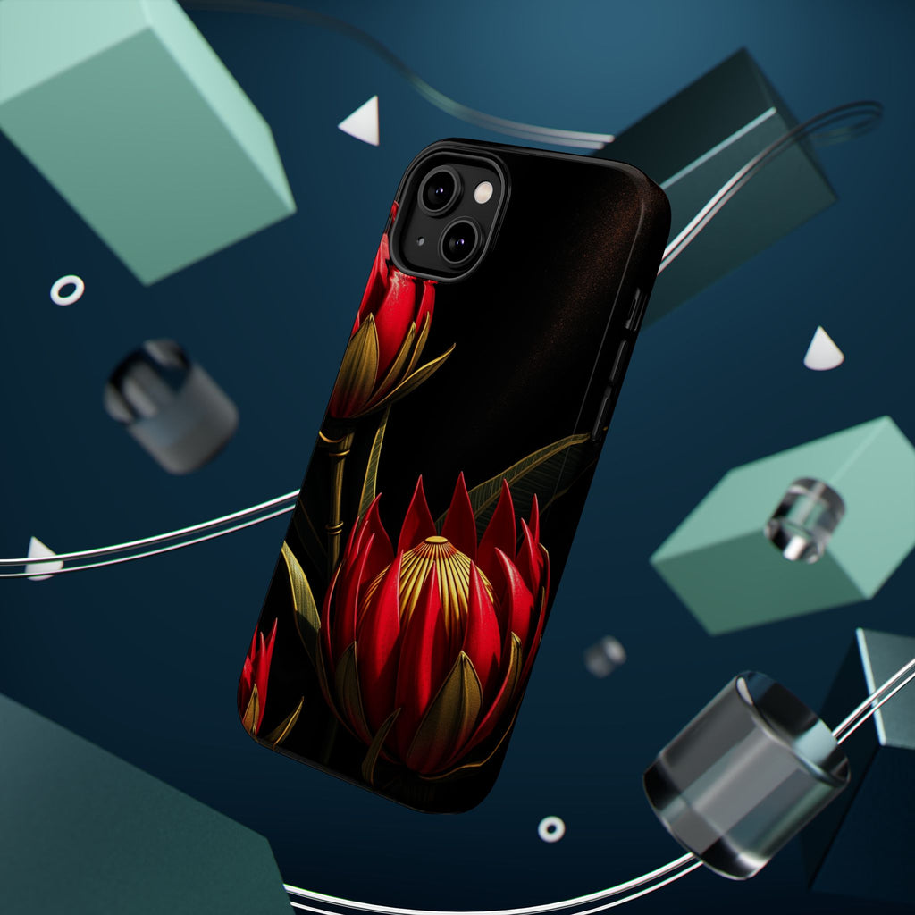iPhone Protea Bold Gold Foil Luxury Slim Everyday Designer Case · iPhone Case