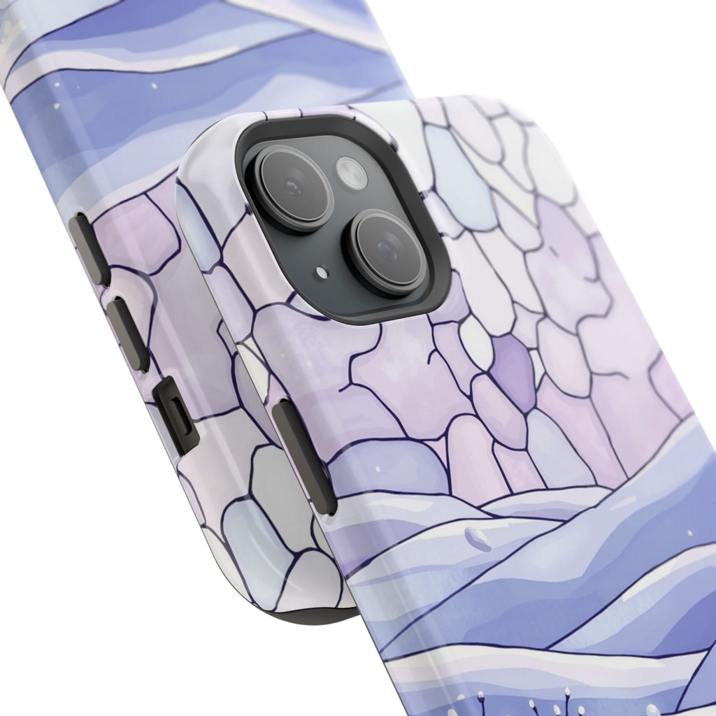 iPhone Snow Field Electric Art 11 Bold Modern Everyday Snap Case · iPhone Case