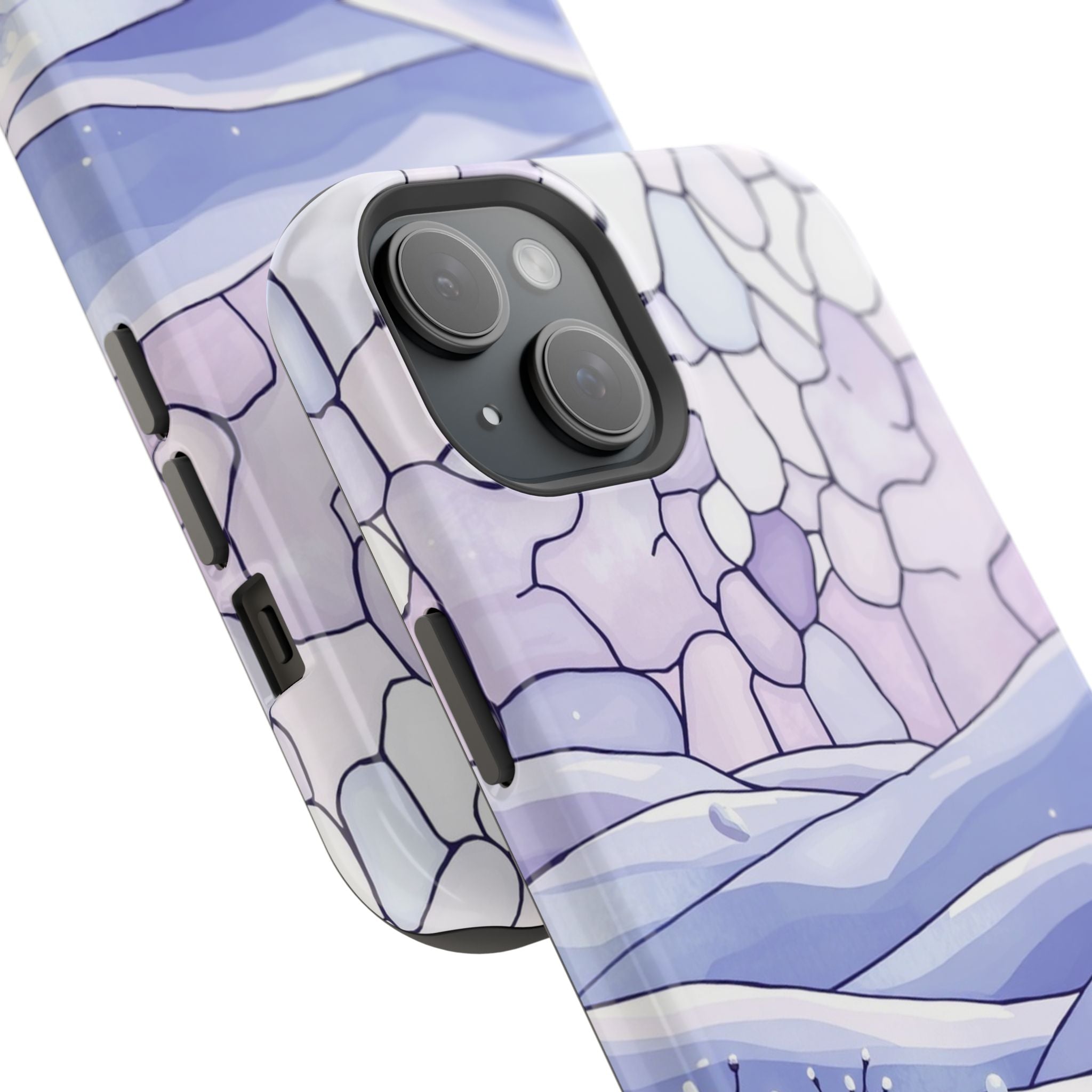iPhone Snow Field Electric Art 11 Bold Modern Everyday Snap Case · iPhone Case