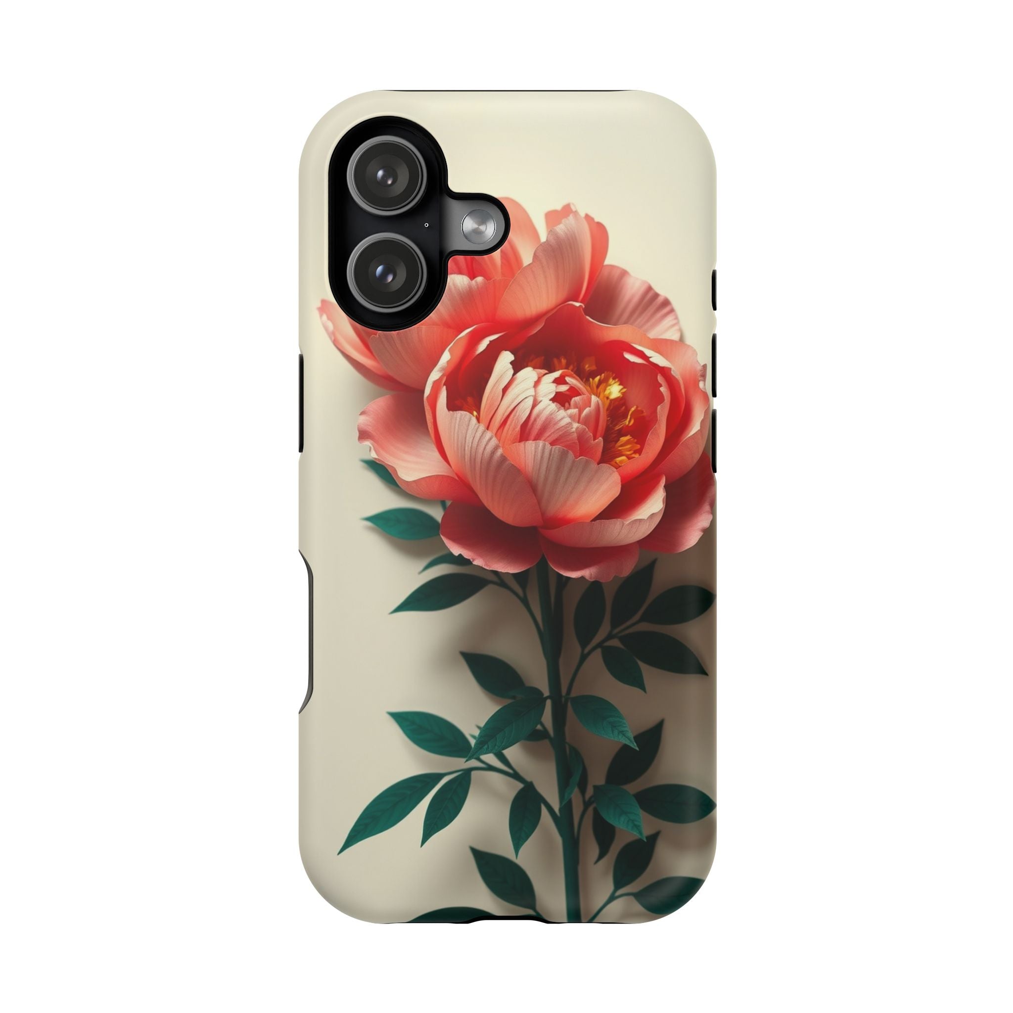 iPhone Emerald Green And Gold Peony Bouquet Slim iPhone Everyday · iPhone Case