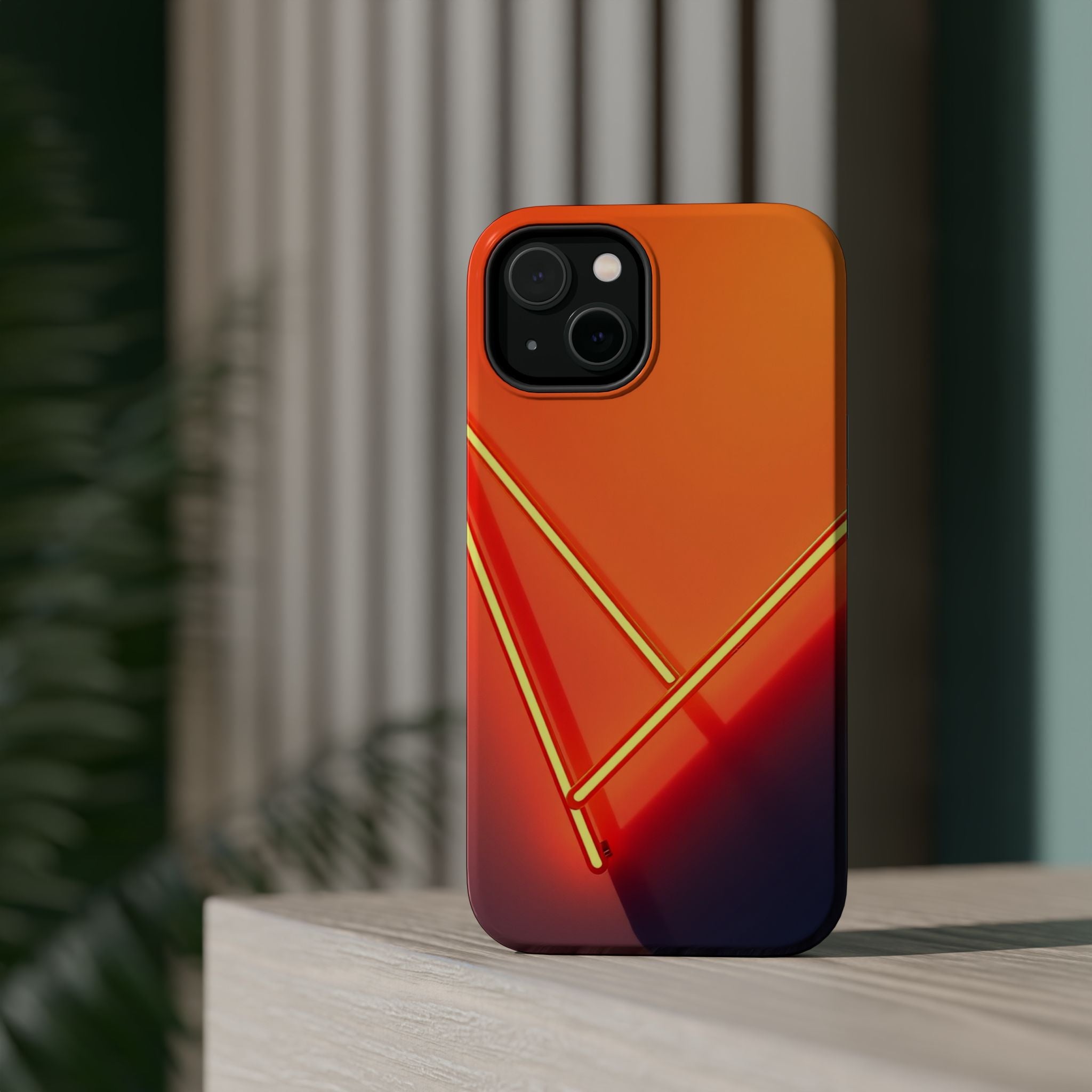 iPhone Neon Geometry Vibrant Watercolor Slim Everyday iPhone Designer · iPhone C