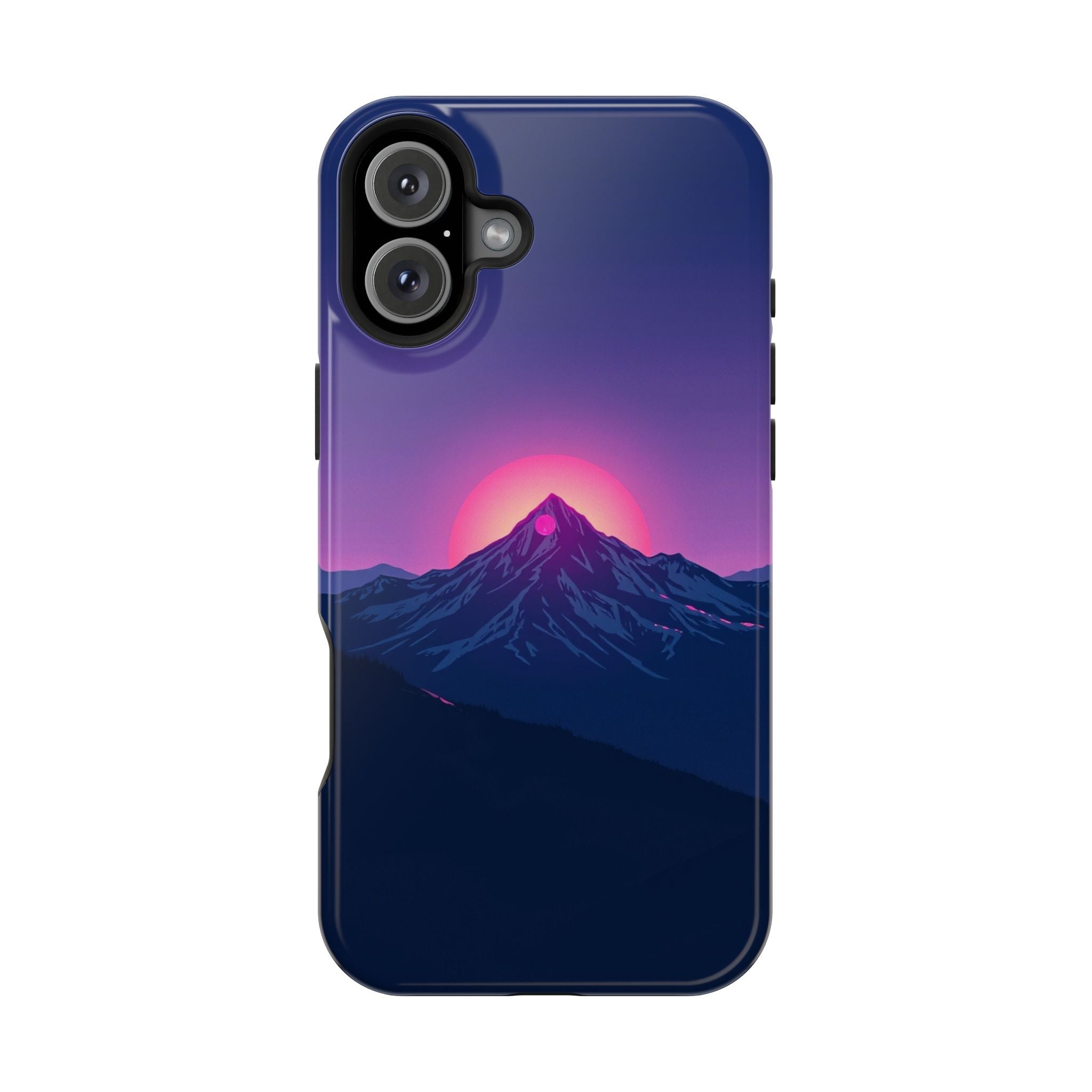 iPhone Mountain at Sunrise Electric Art Slim Everyday iPhone 15 · iPhone Case