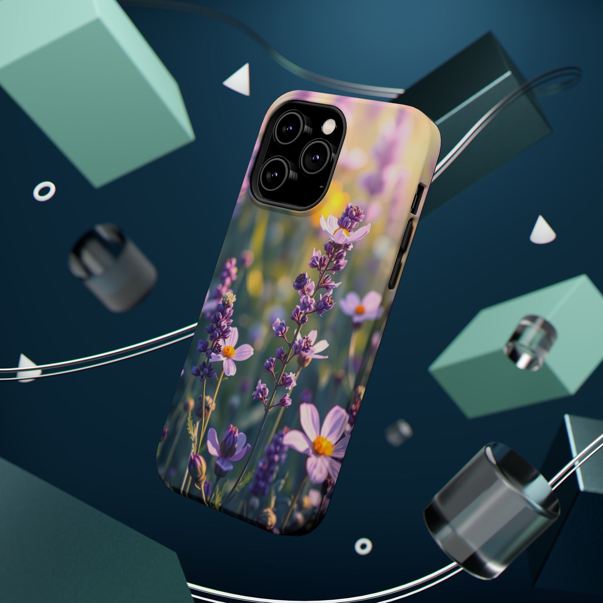 iPhone Lavender And Pearl Wildflower Field Slim iPhone Everyday · iPhone Case