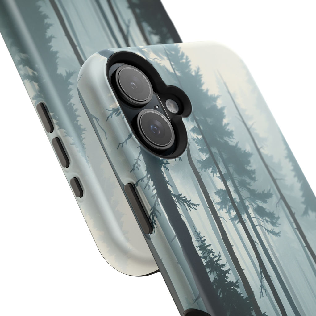 iPhone Serene Misty Forest Path Design Slim Everyday Designer Case · iPhone Case