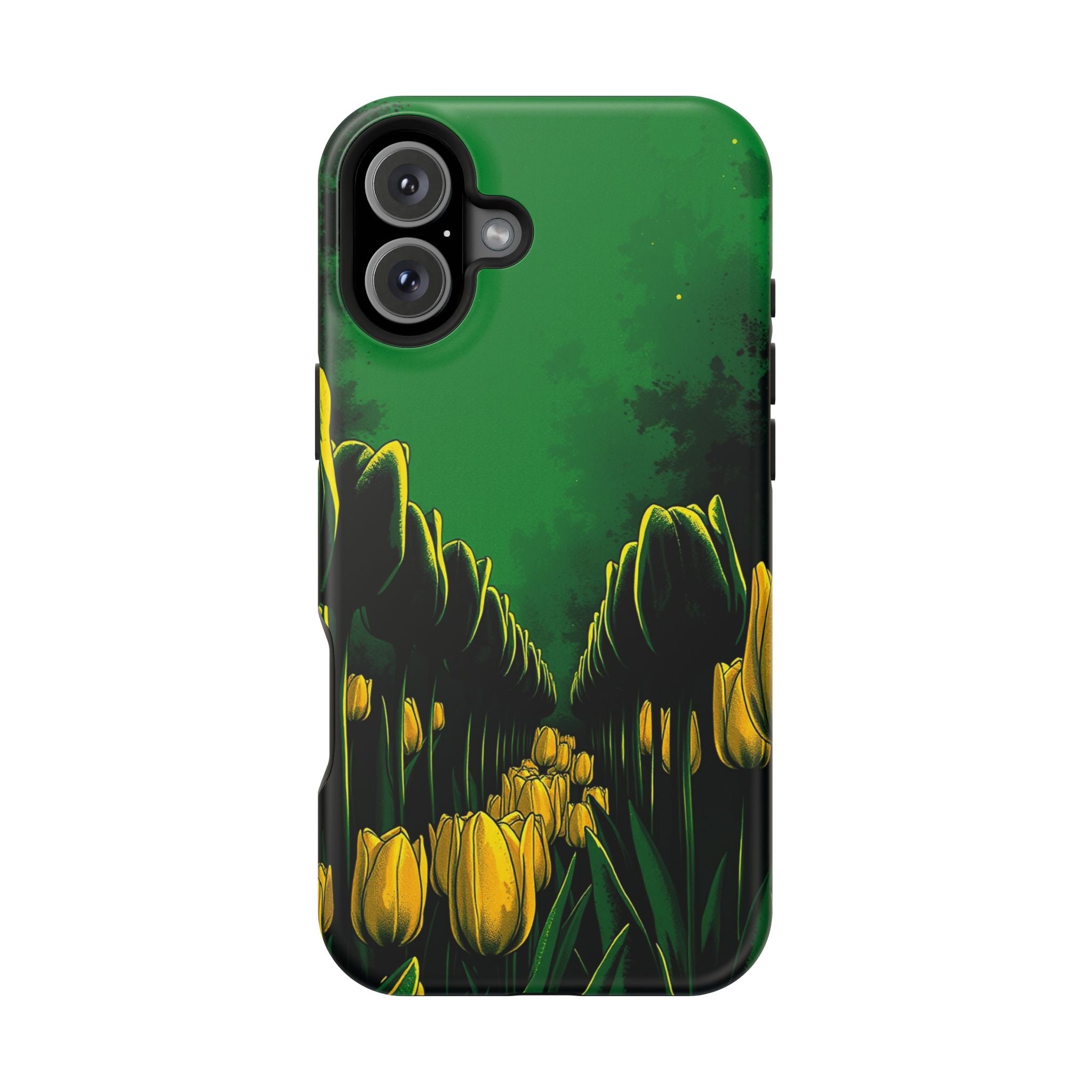 iPhone Tulip Row Emerald Green And Gold Slim Snap Case · iPhone Case