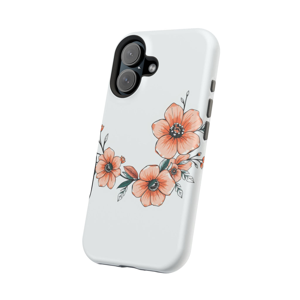 iPhone Vibrant Floral Crown Design Bold Modern Everyday Snap Case · iPhone Case