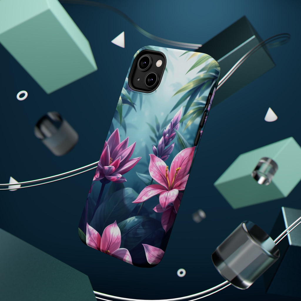 iPhone Indigo And Violet Jungle Floral Slim Everyday Designer Case · iPhone Case