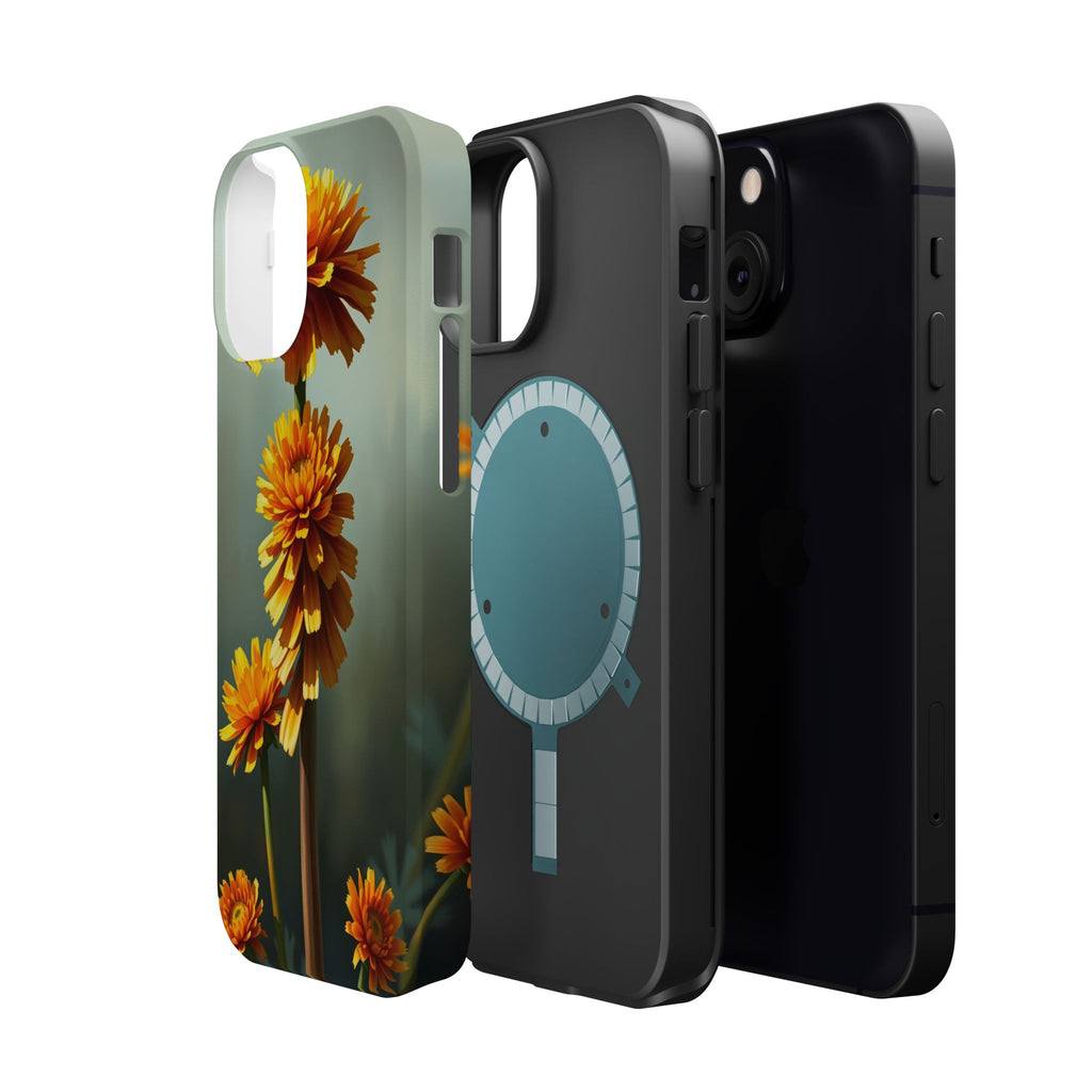 iPhone Ranunculus Stack Electric Art Slim Everyday Designer Case · iPhone Case