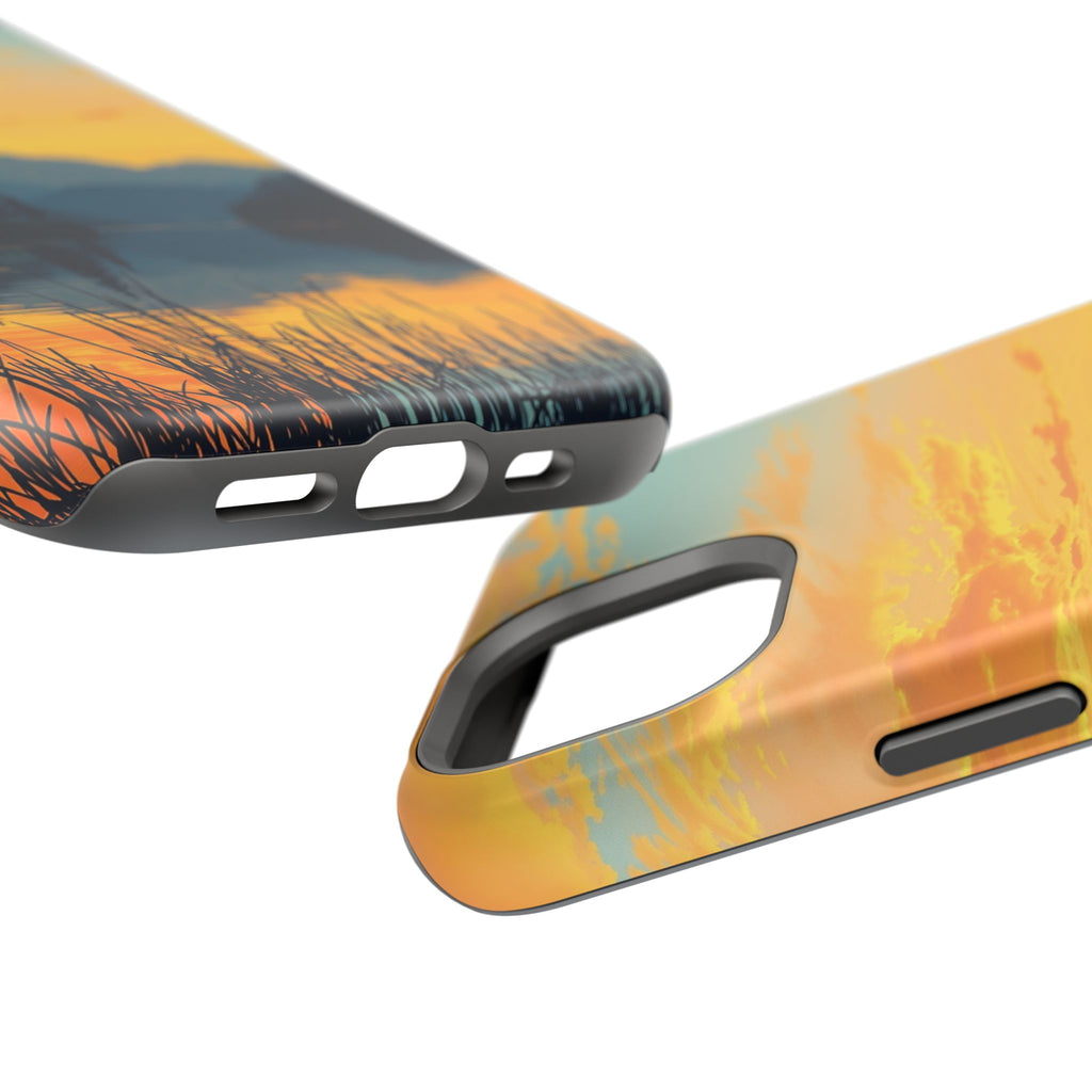 iPhone Lake at Twilight Oil Painting Impressionist iPhone Artistic · iPhone Case