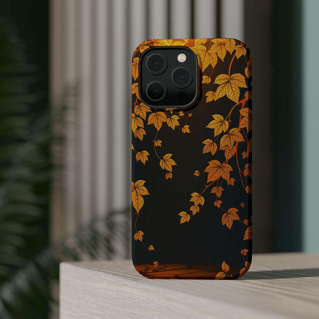 iPhone Mustard And Rust Art Nouveau Vine Slim Everyday iPhone 14 · iPhone Case