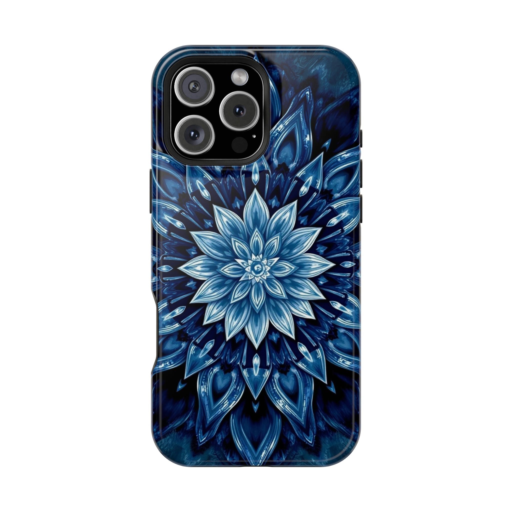 iPhone Floral Mandala Electric Art Bold Modern Everyday Snap Case · iPhone Case