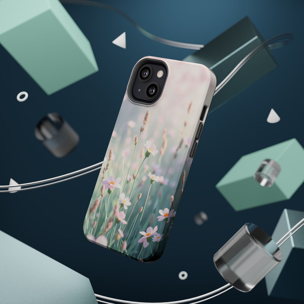 iPhone Spring Meadow Pastel Kawaii Bold Modern Everyday Snap Case · iPhone Case