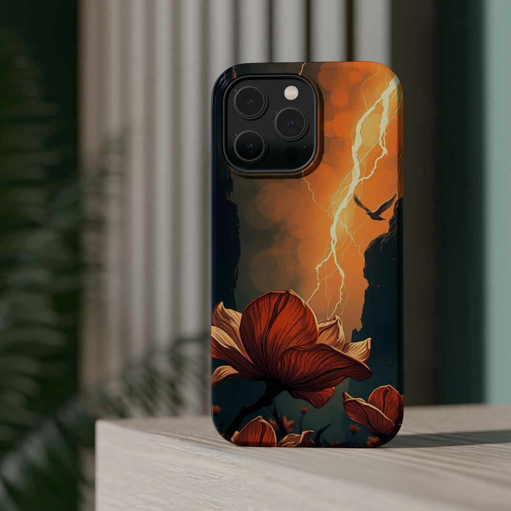 iPhone Vibrant Petal Storm Design Bold Modern Everyday Snap Case · iPhone Case