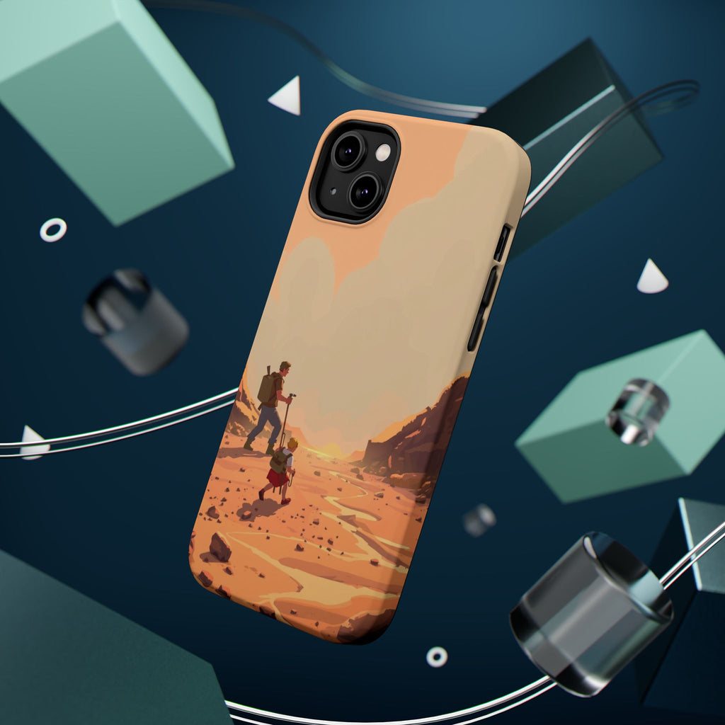 iPhone Burnt Orange And Sand Barely Surviving Slim Everyday Designer Case · iPho