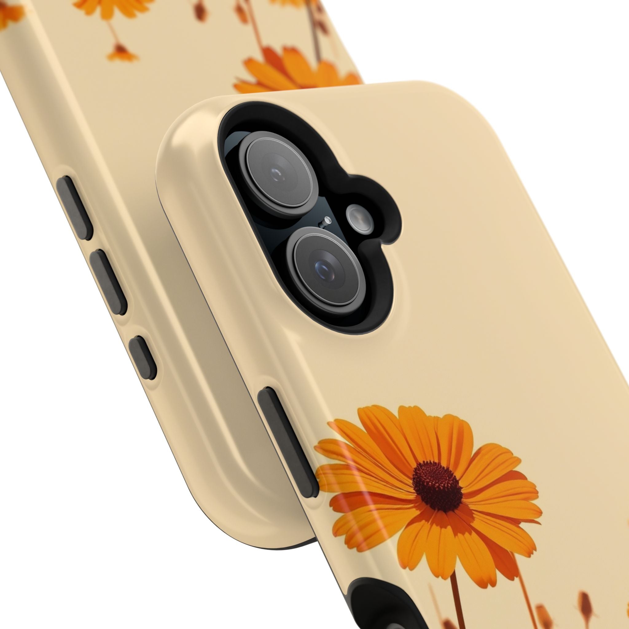 iPhone Wildflower Field Minimalist Line Art Slim Everyday Designer Case · iPhone