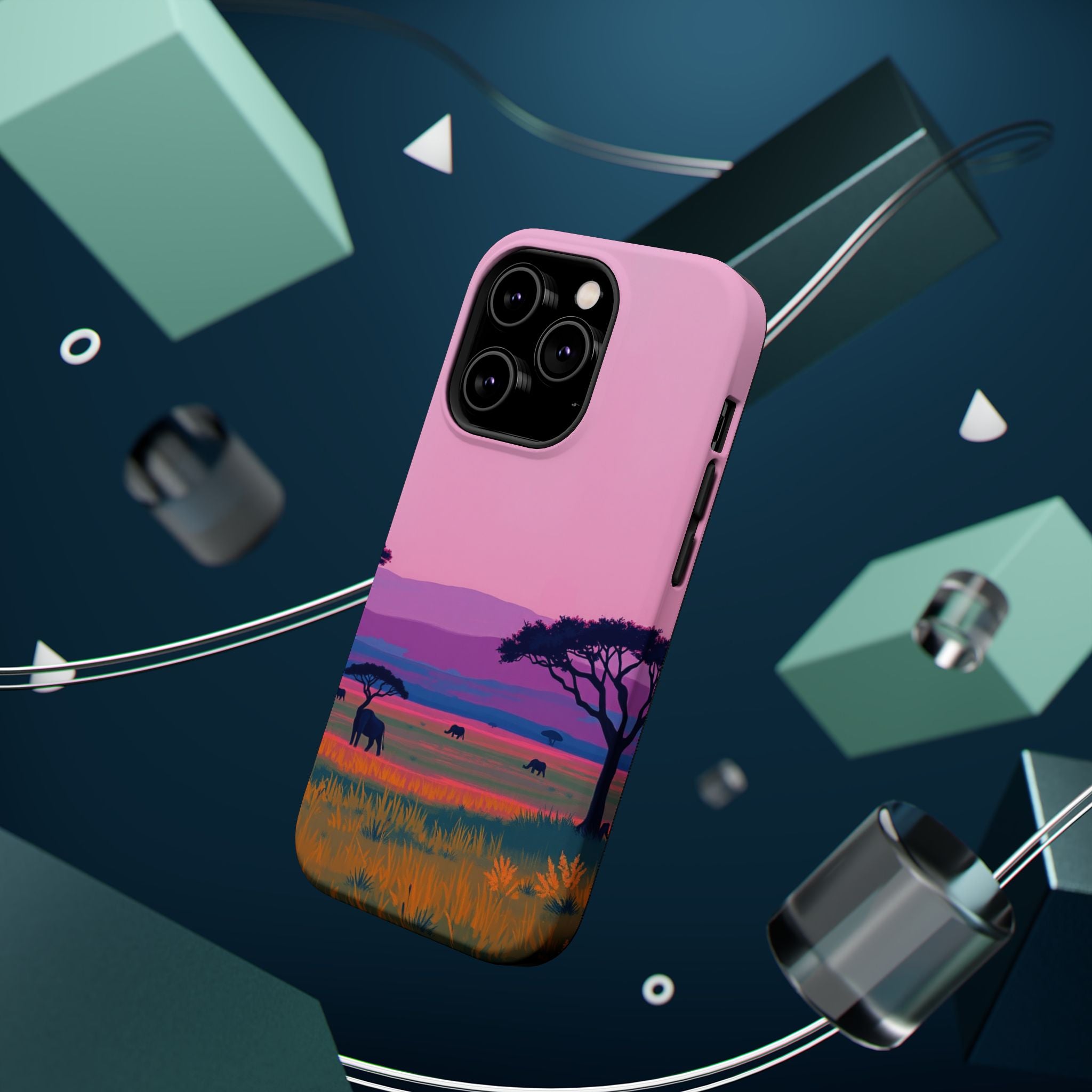 iPhone Savanna Horizon Electric Art Slim Everyday Designer Case · iPhone Case