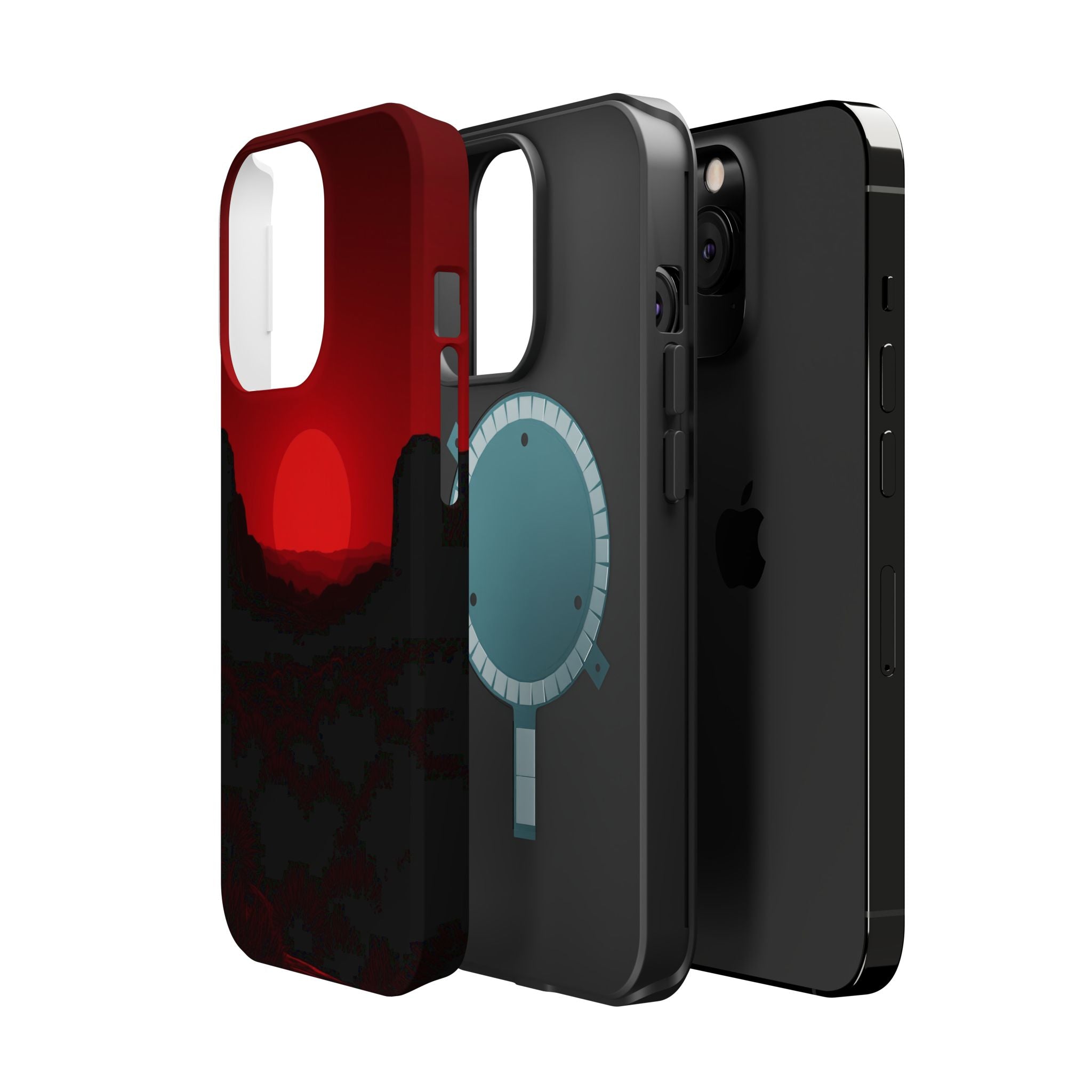 iPhone Vibrant Mesa Sunset Design Bold Modern Everyday Snap Case · iPhone Case