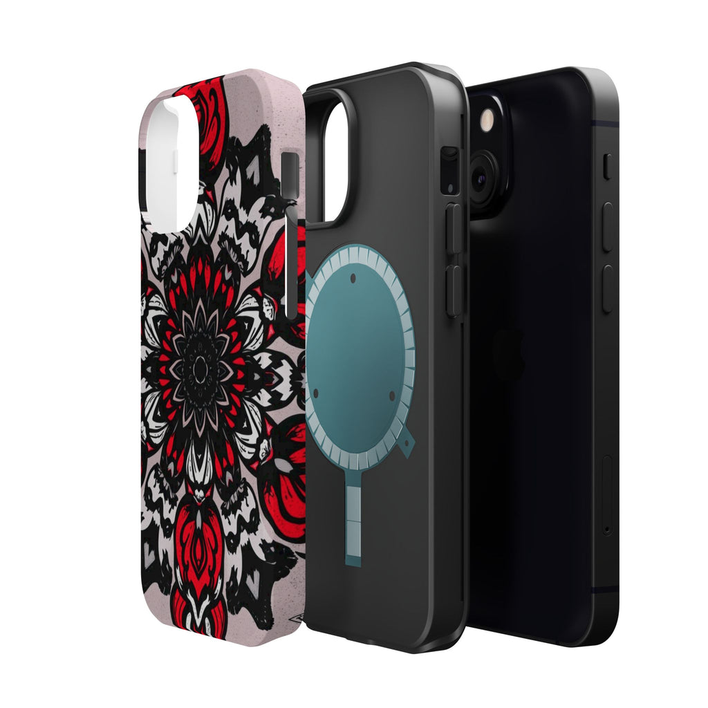 iPhone Floral Mandala Bold Art Slim Everyday Designer Case · iPhone Case
