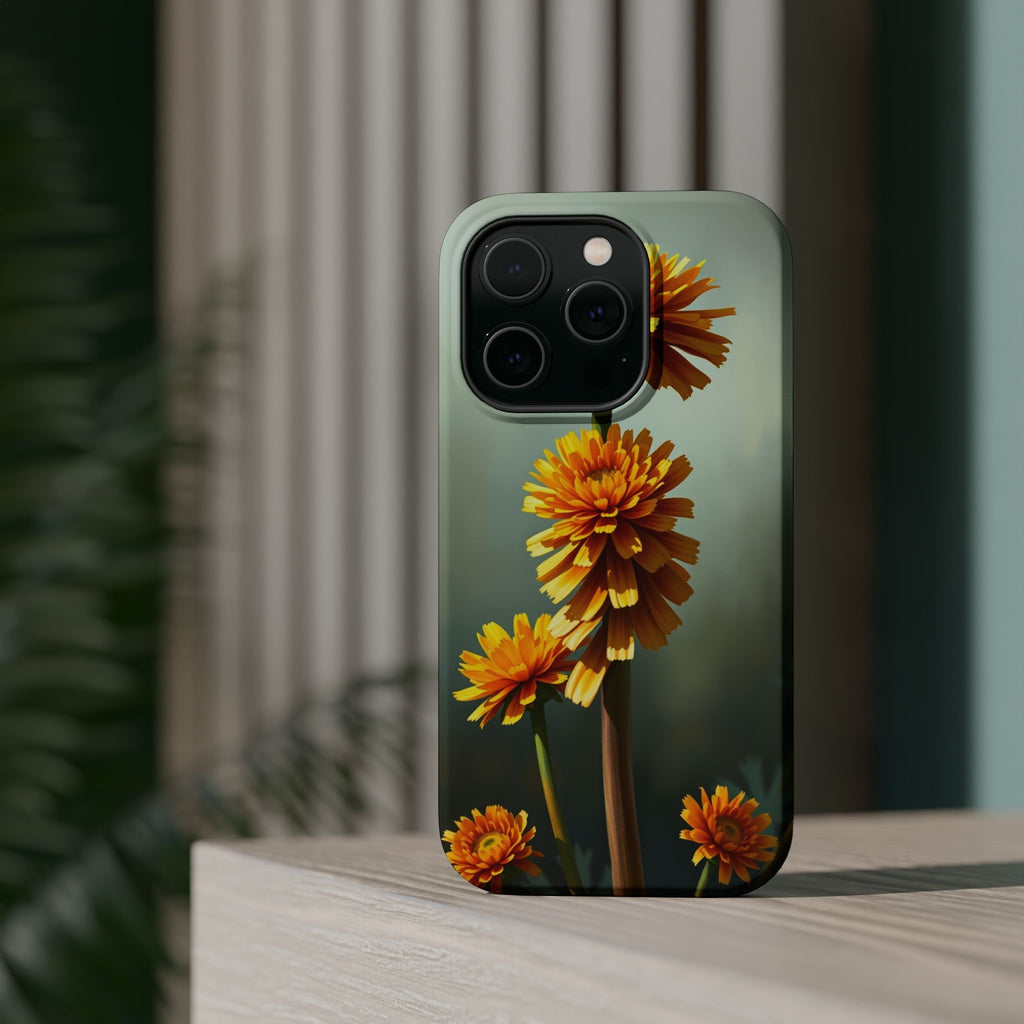 iPhone Ranunculus Stack Electric Art Slim Everyday Designer Case · iPhone Case