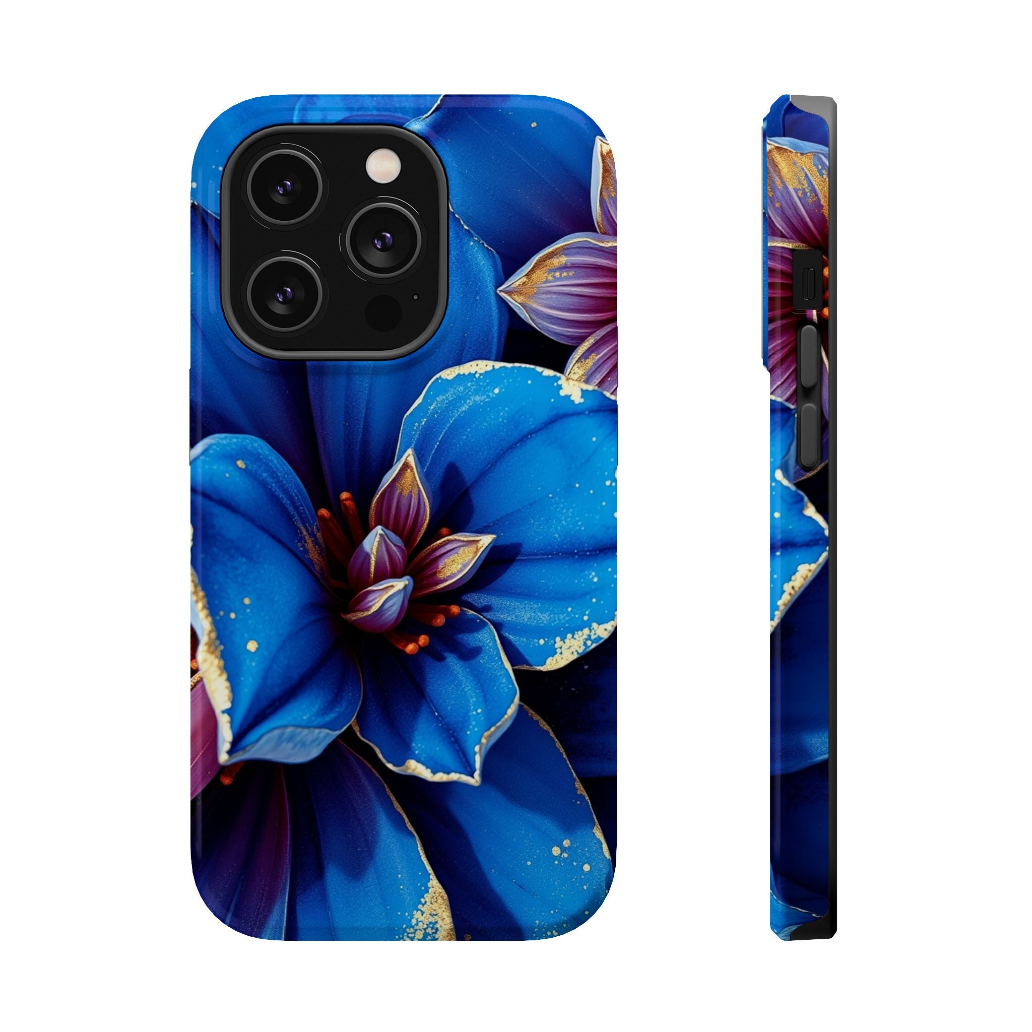 iPhone Floral Gold Foil Serene Design Slim Snap Case Ga · iPhone Case