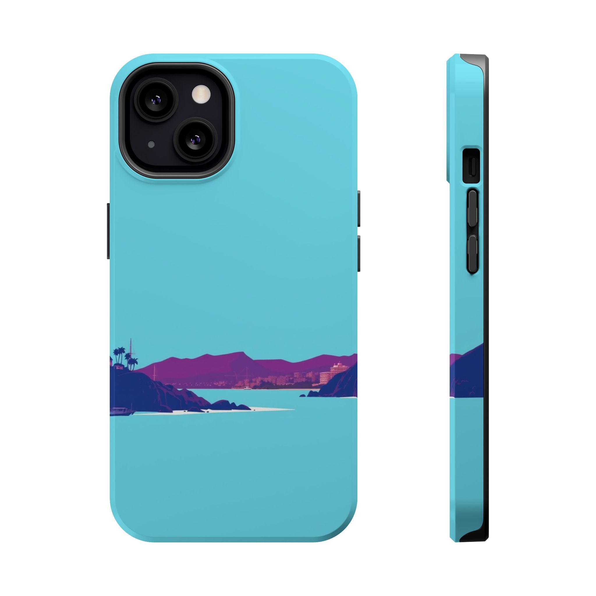 iPhone Hibiscus Coast Mystic Art Bold Modern Everyday Snap Case · iPhone Case