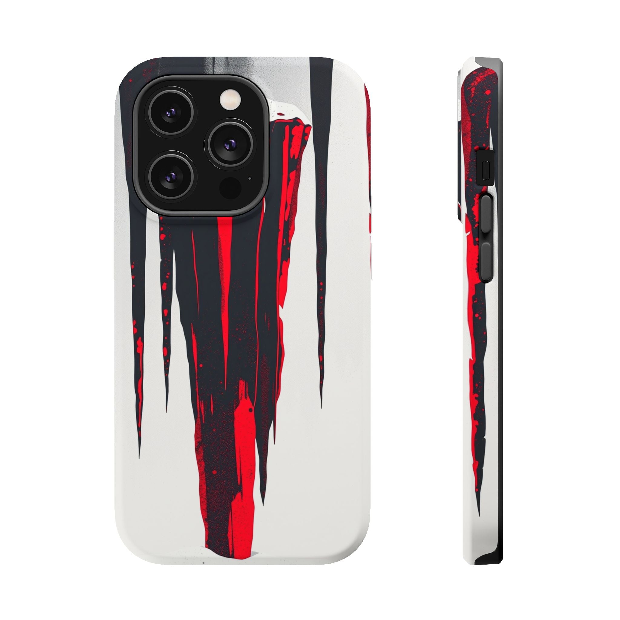 iPhone Black And Crimson Icicle Formation Slim iPhone 15 Everyday · iPhone Case