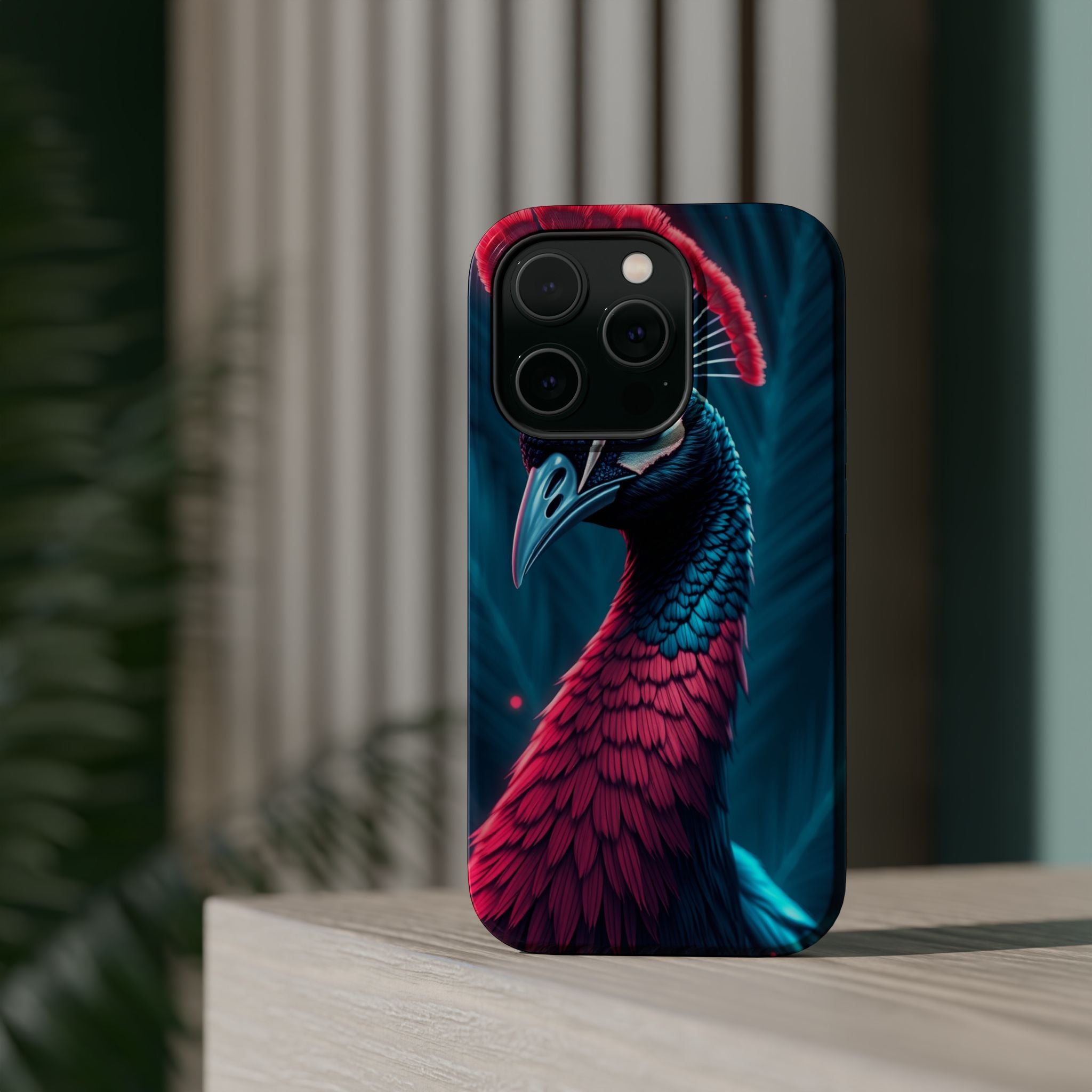 iPhone Nouveau Peacock Electric Art Slim Everyday Designer Case · iPhone Case