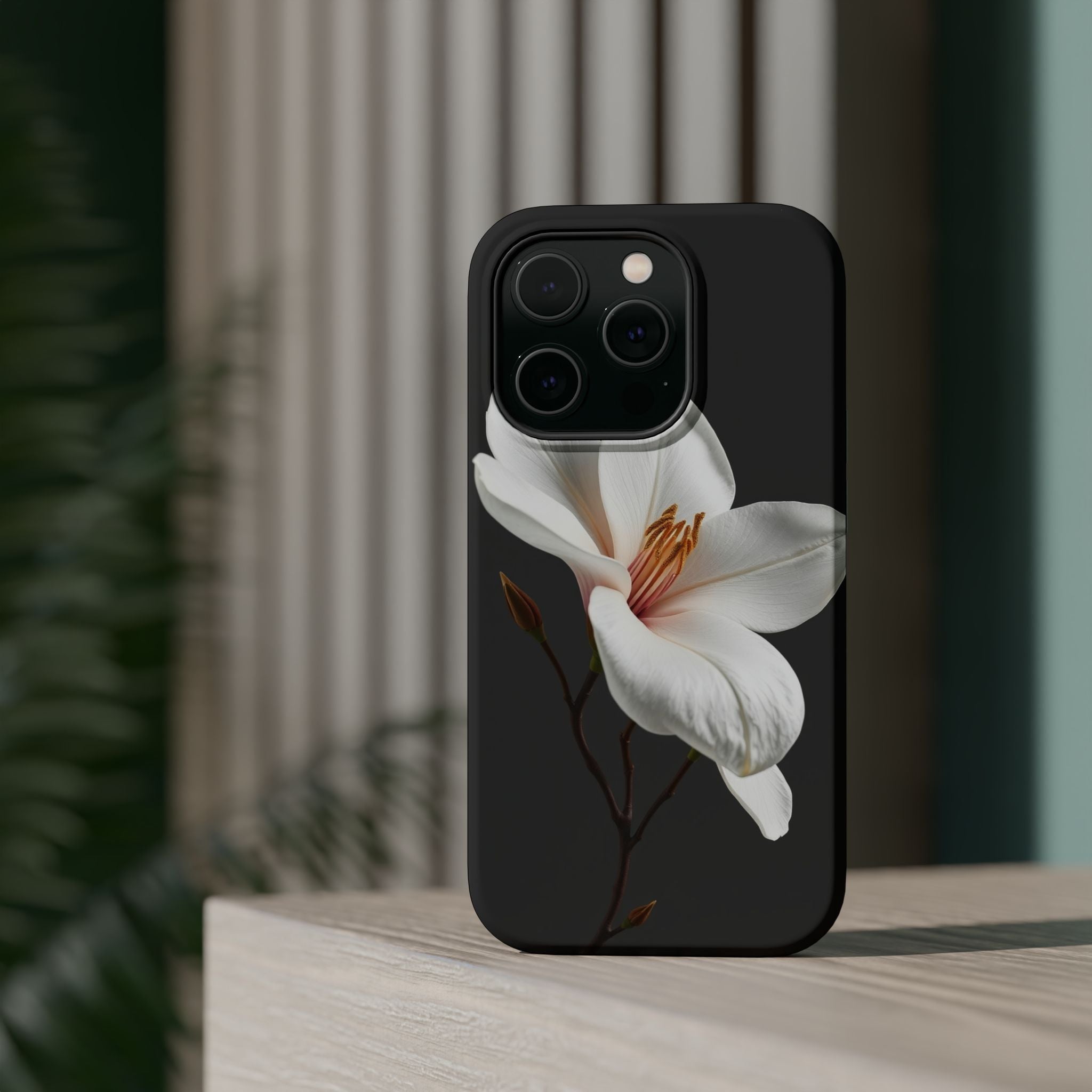 iPhone Earthy Magnolia Dream Design Slim Everyday Designer Case · iPhone Case