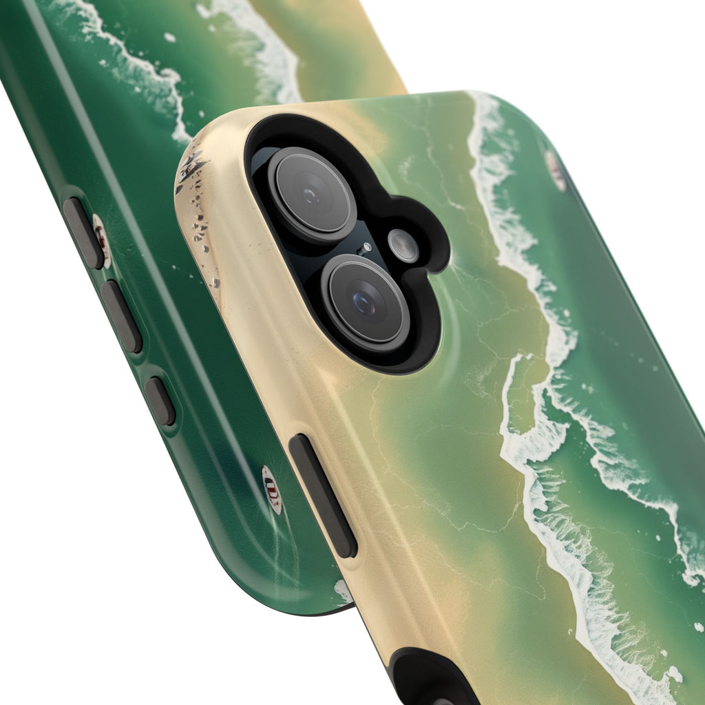 iPhone Shoreline Aerial Bold Art Bold Modern Everyday Snap Case · iPhone Case