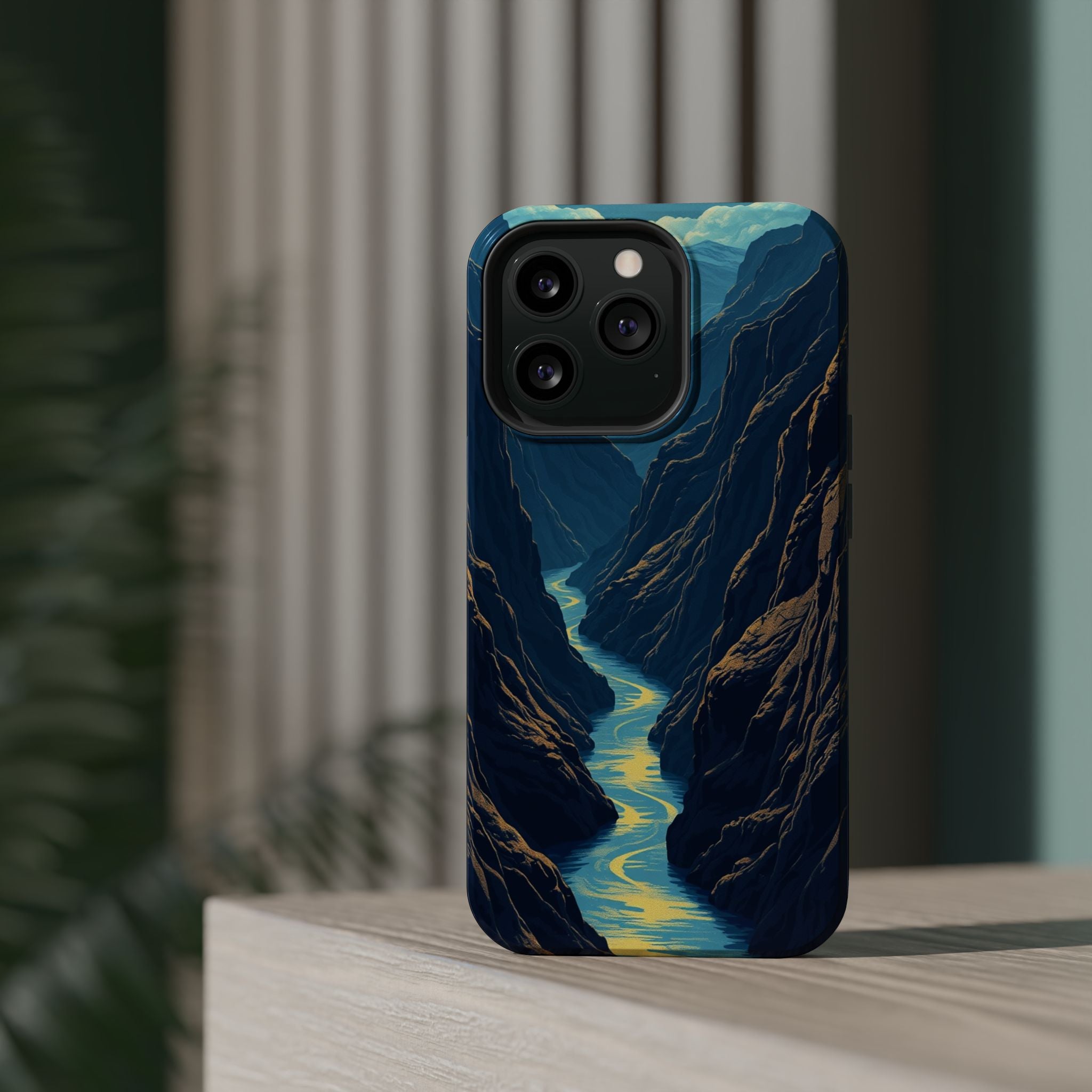 iPhone River Canyon Gold Foil Luxury Slim Everyday Designer Case · iPhone Case