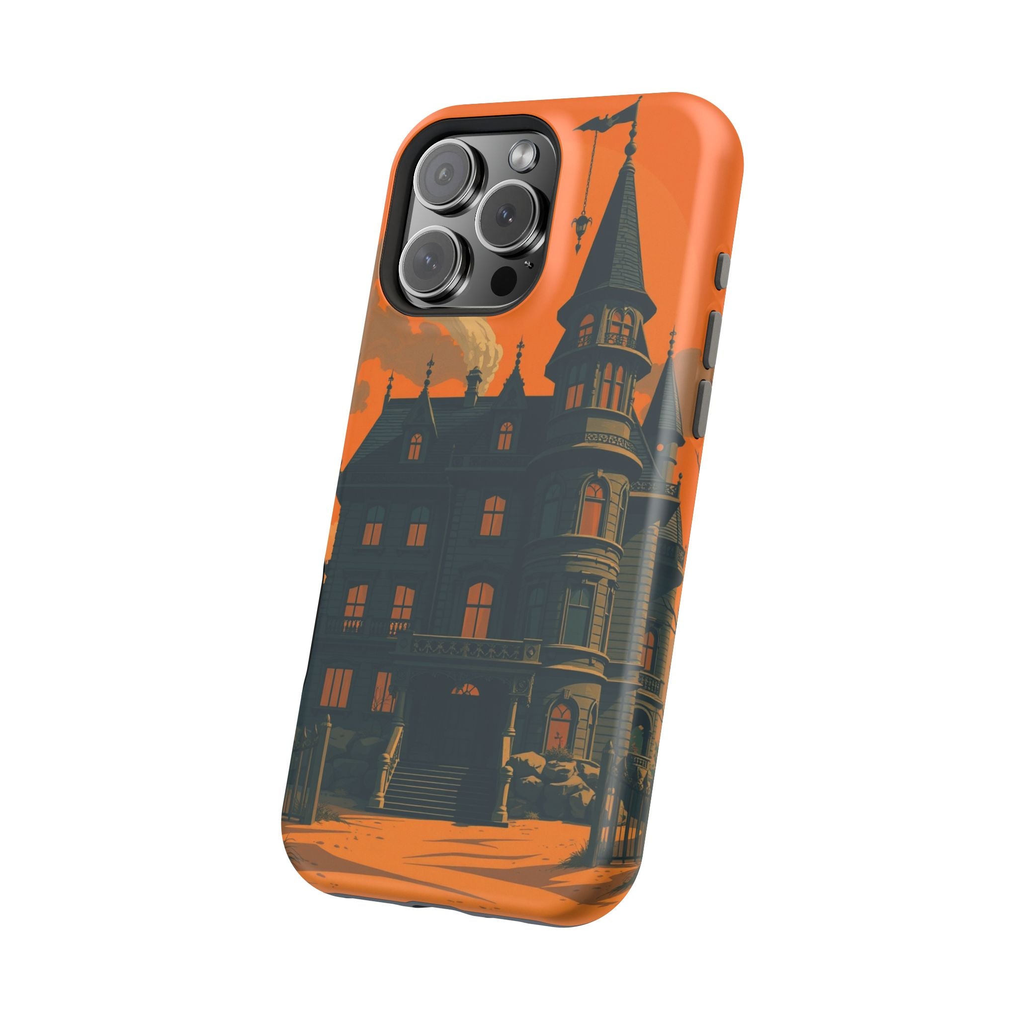 iPhone Vibrant Haunted Mansion Design Slim Everyday Designer Case · iPhone Case
