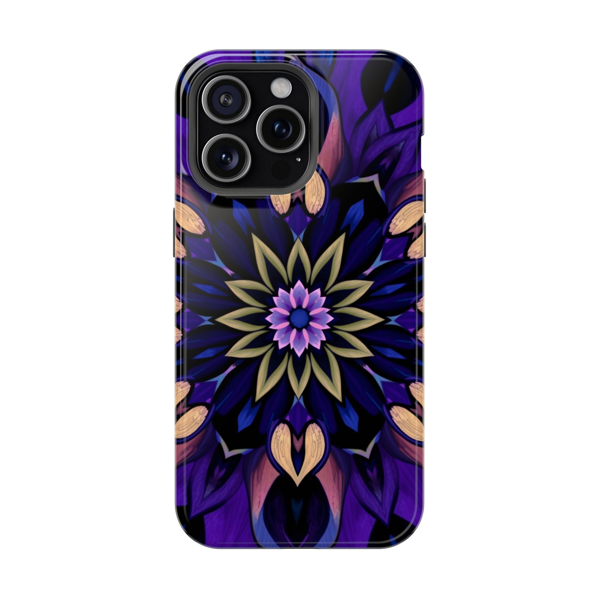 iPhone Floral Mandala Mystic Art Bold Modern Everyday Snap Case · iPhone Case
