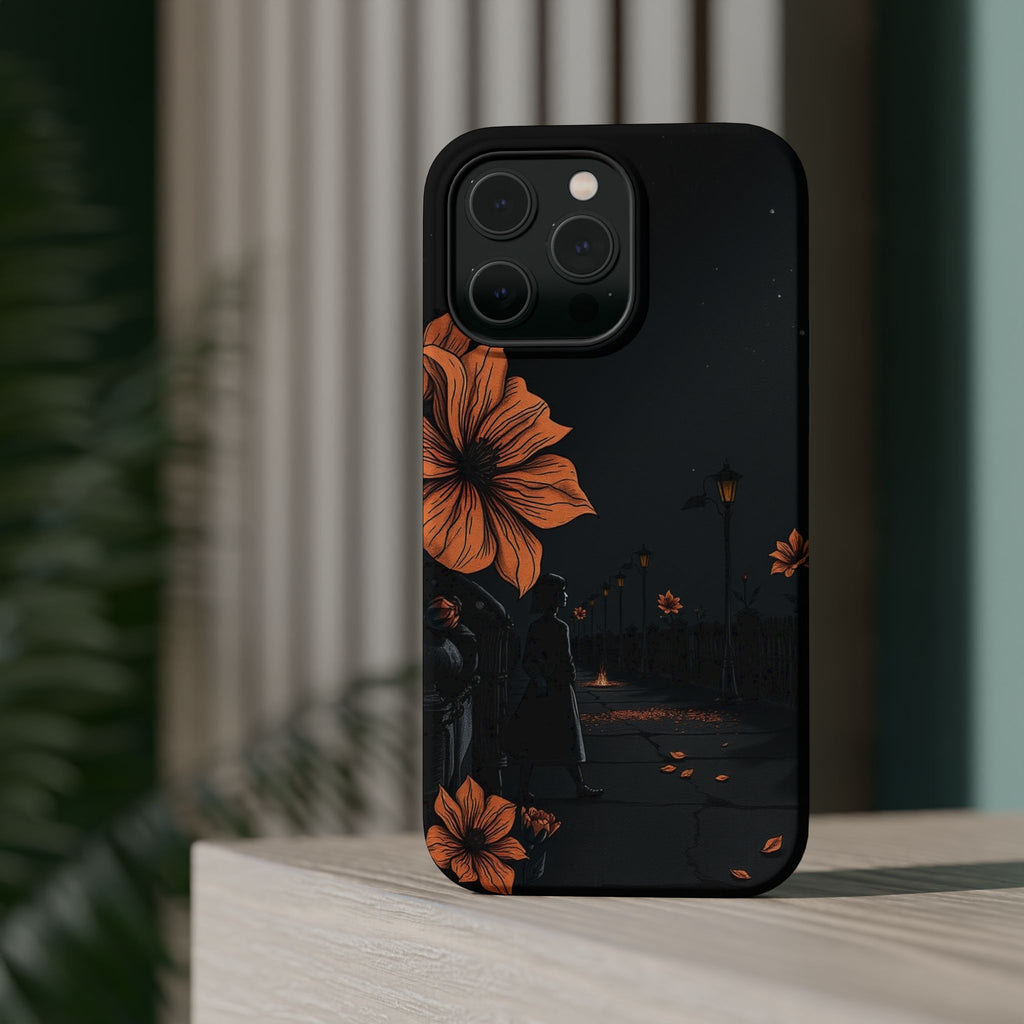 iPhone Night Bloomer Electric Art Bold Modern Everyday Snap Case · iPhone Case