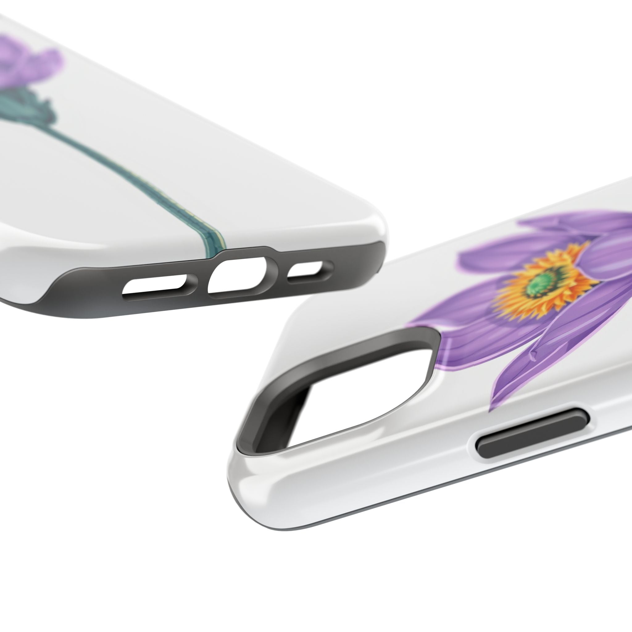 iPhone Indigo And Violet Desert Flower Slim Everyday Designer Case · iPhone Case