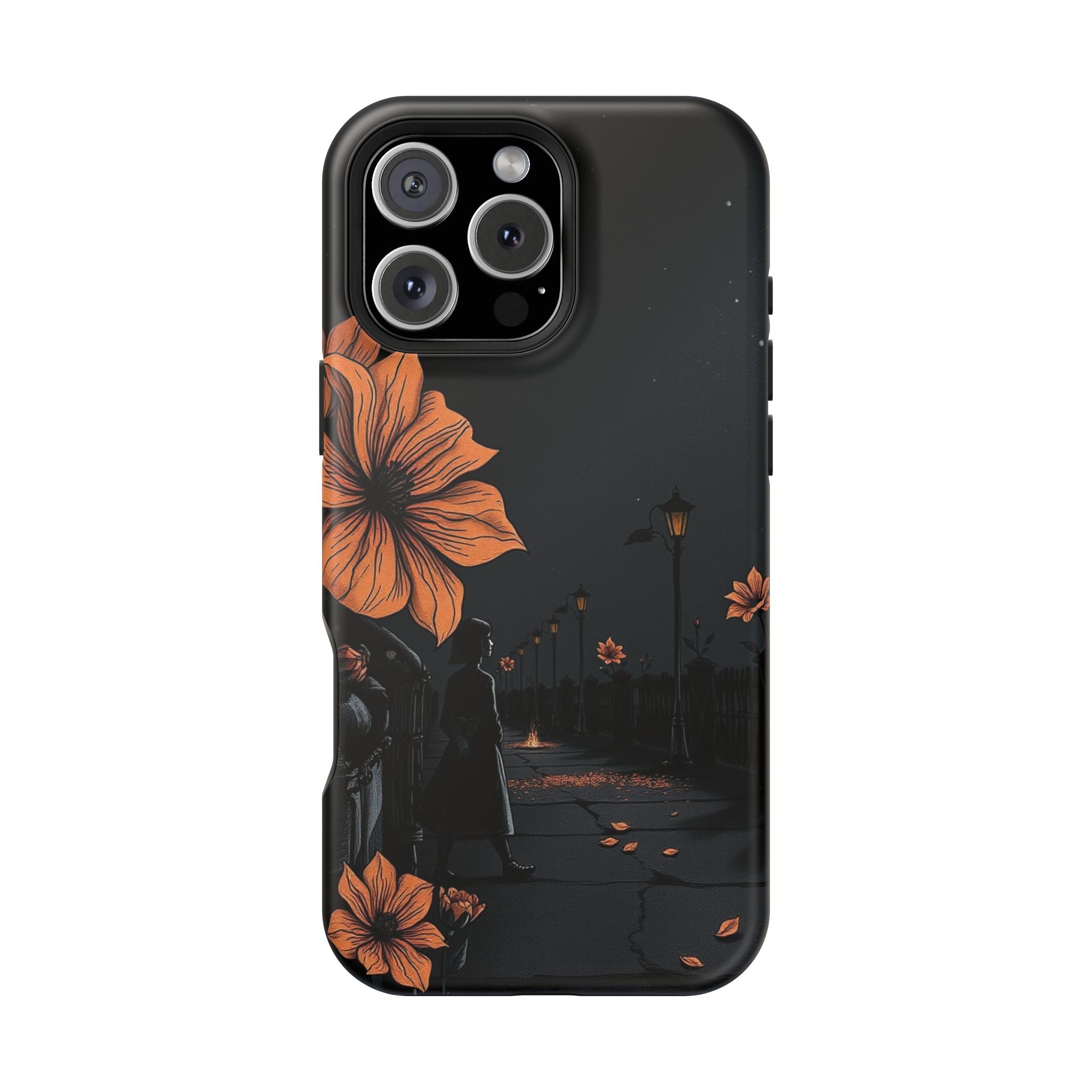 iPhone Night Bloomer Electric Art Bold Modern Everyday Snap Case · iPhone Case