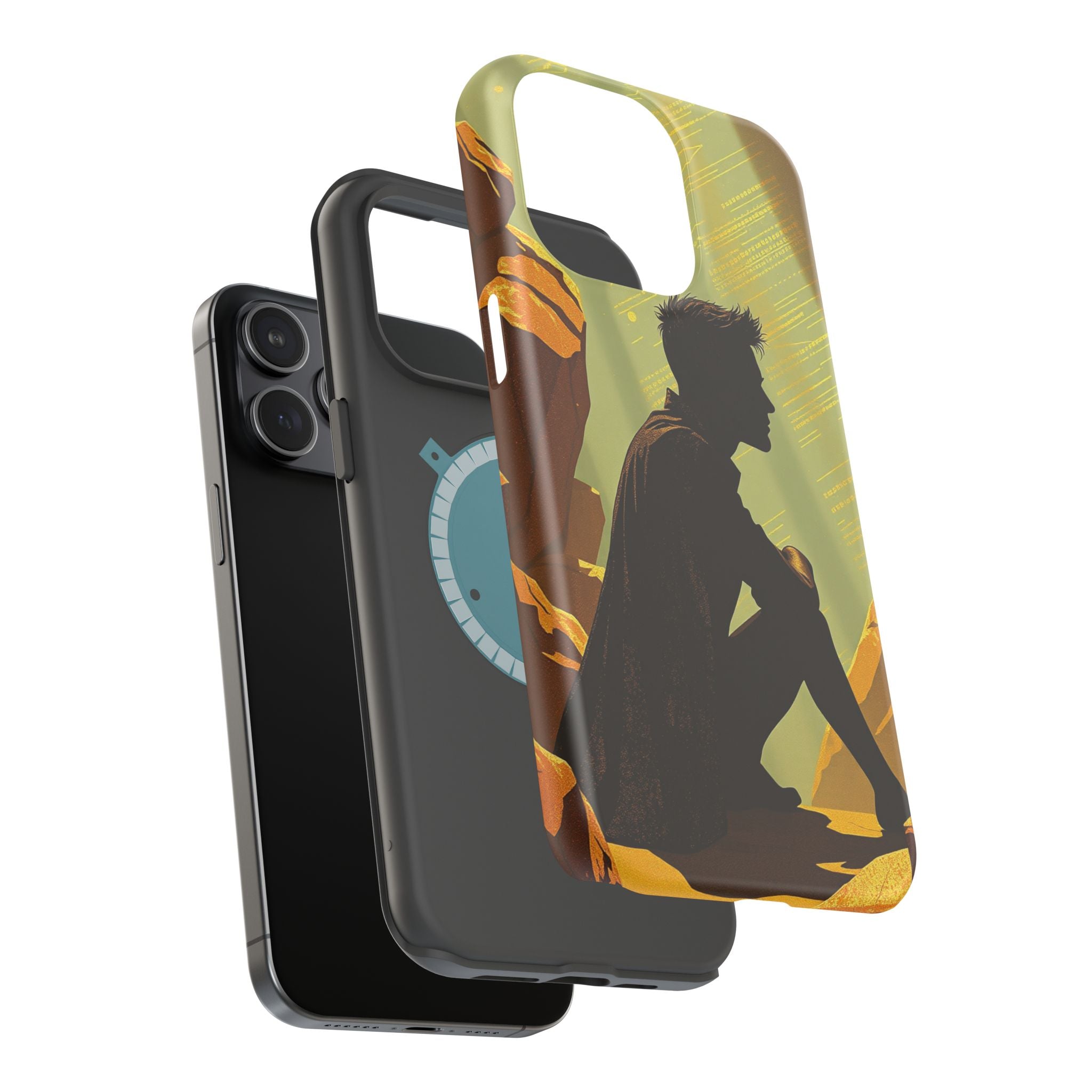 iPhone Mustard And Rust Overthinking Again Slim Everyday Designer Case · iPhone