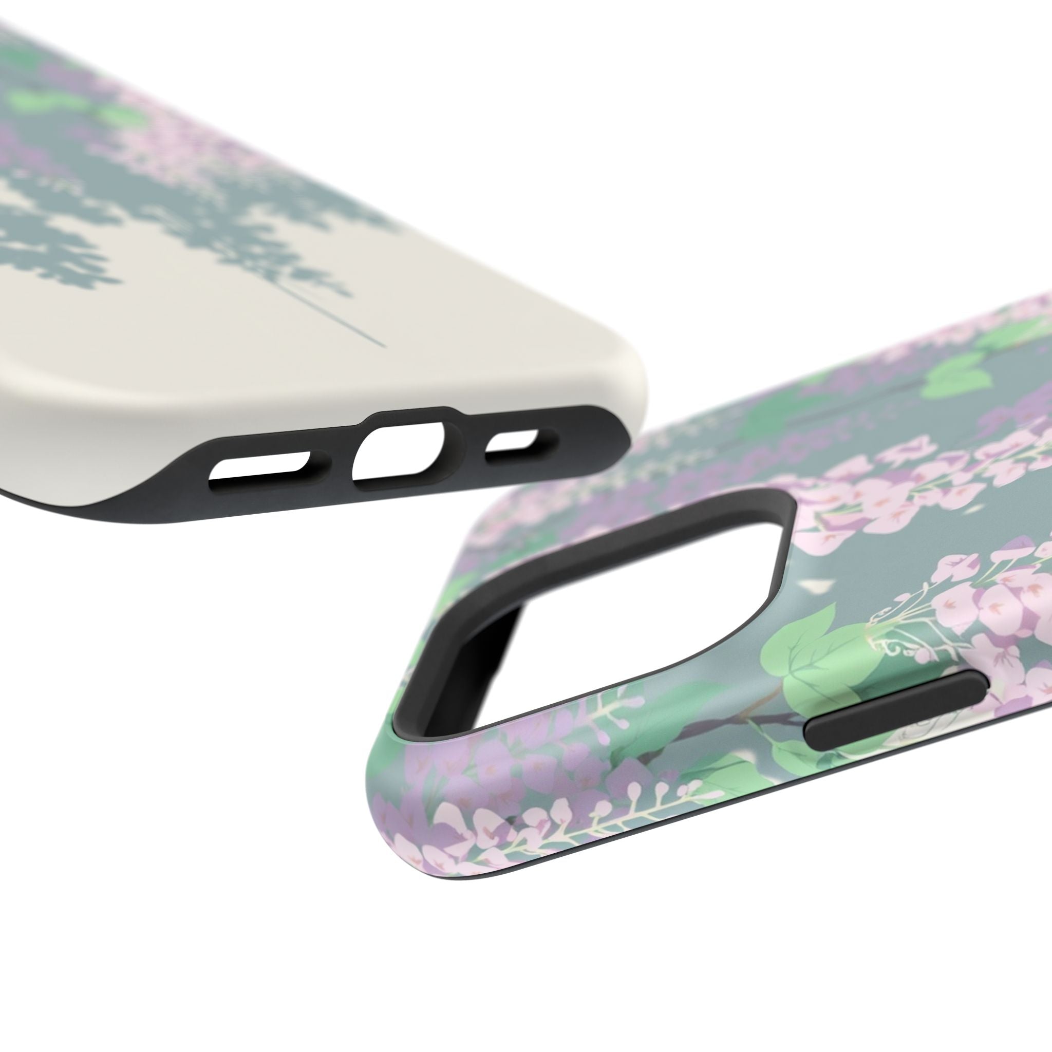 iPhone Dreamy Wisteria Cascade Design Slim Everyday Designer Case · iPhone Case