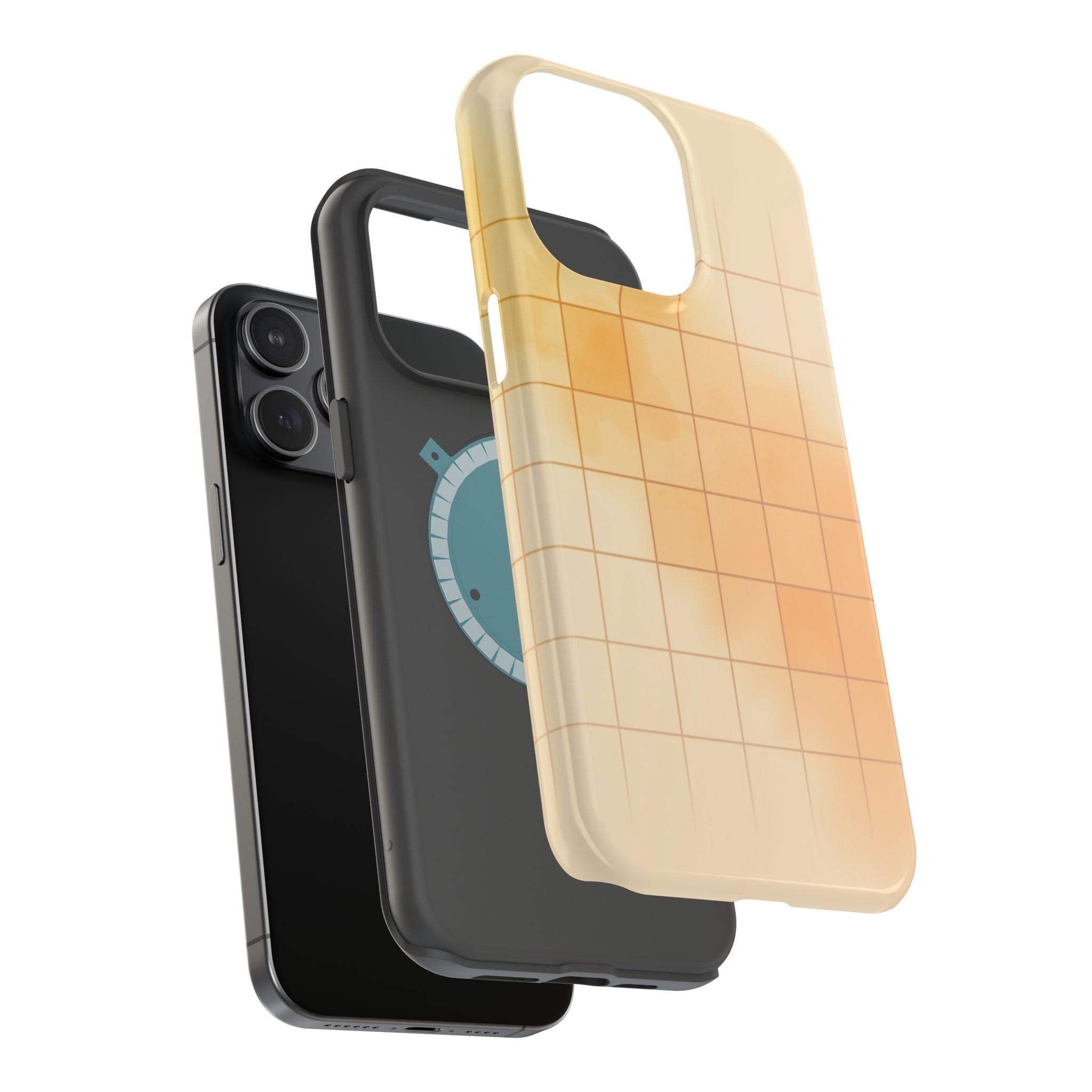 iPhone Op Art Grid Vibrant Watercolor Slim Everyday Designer Case · iPhone Case