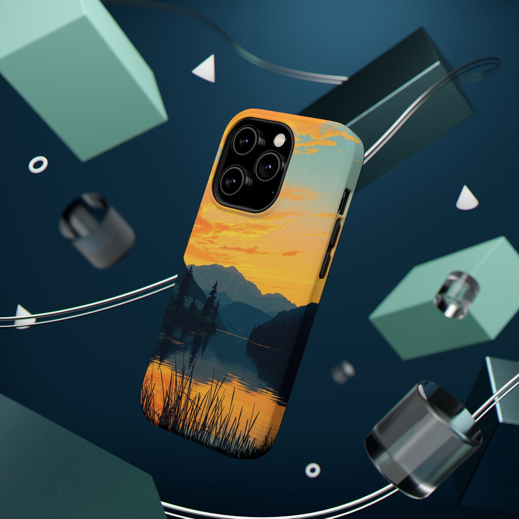 iPhone Lake at Twilight Oil Painting Impressionist iPhone Artistic · iPhone Case
