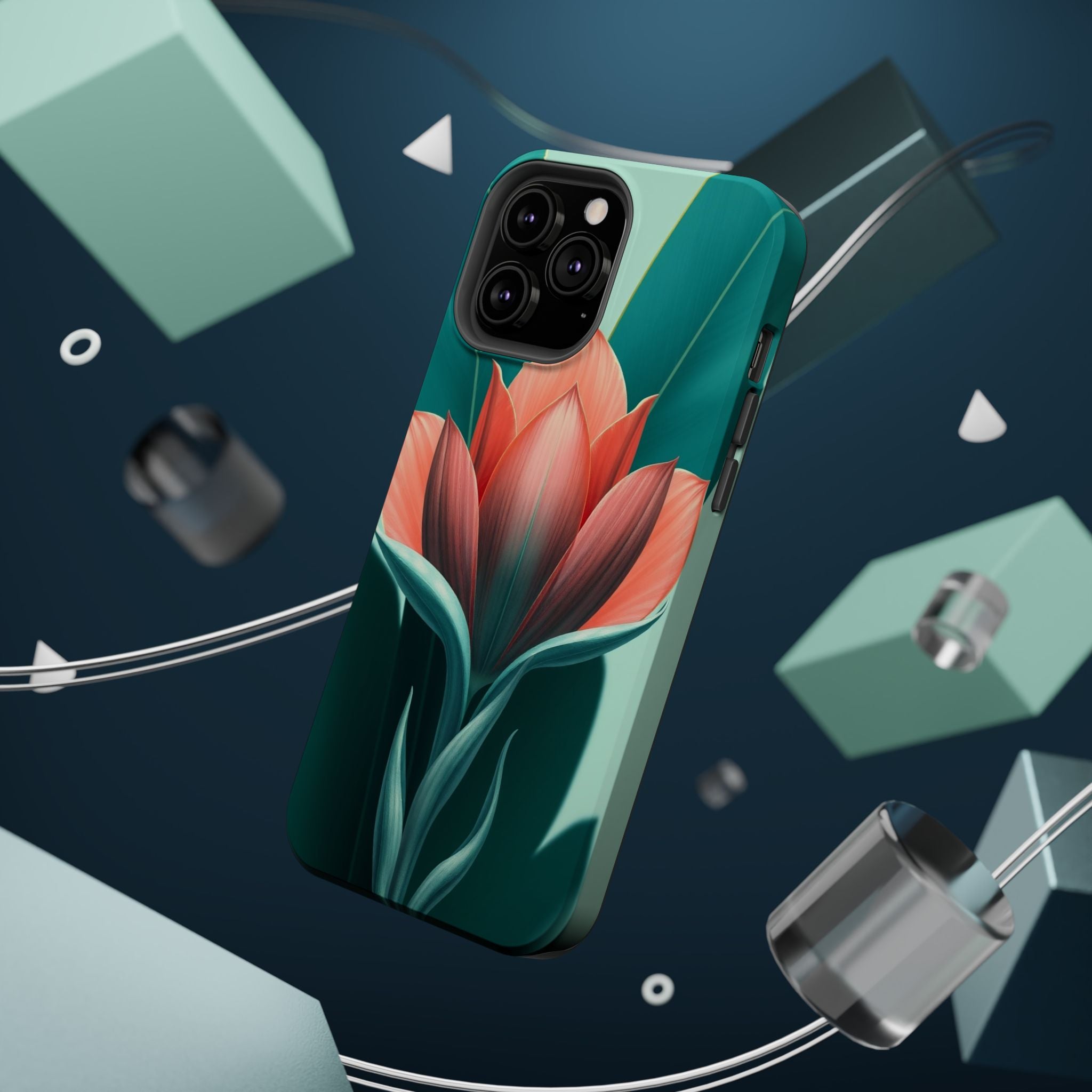 iPhone Dreamy Botanical Illustration Design Soft iPhone 14 Finish · iPhone Case