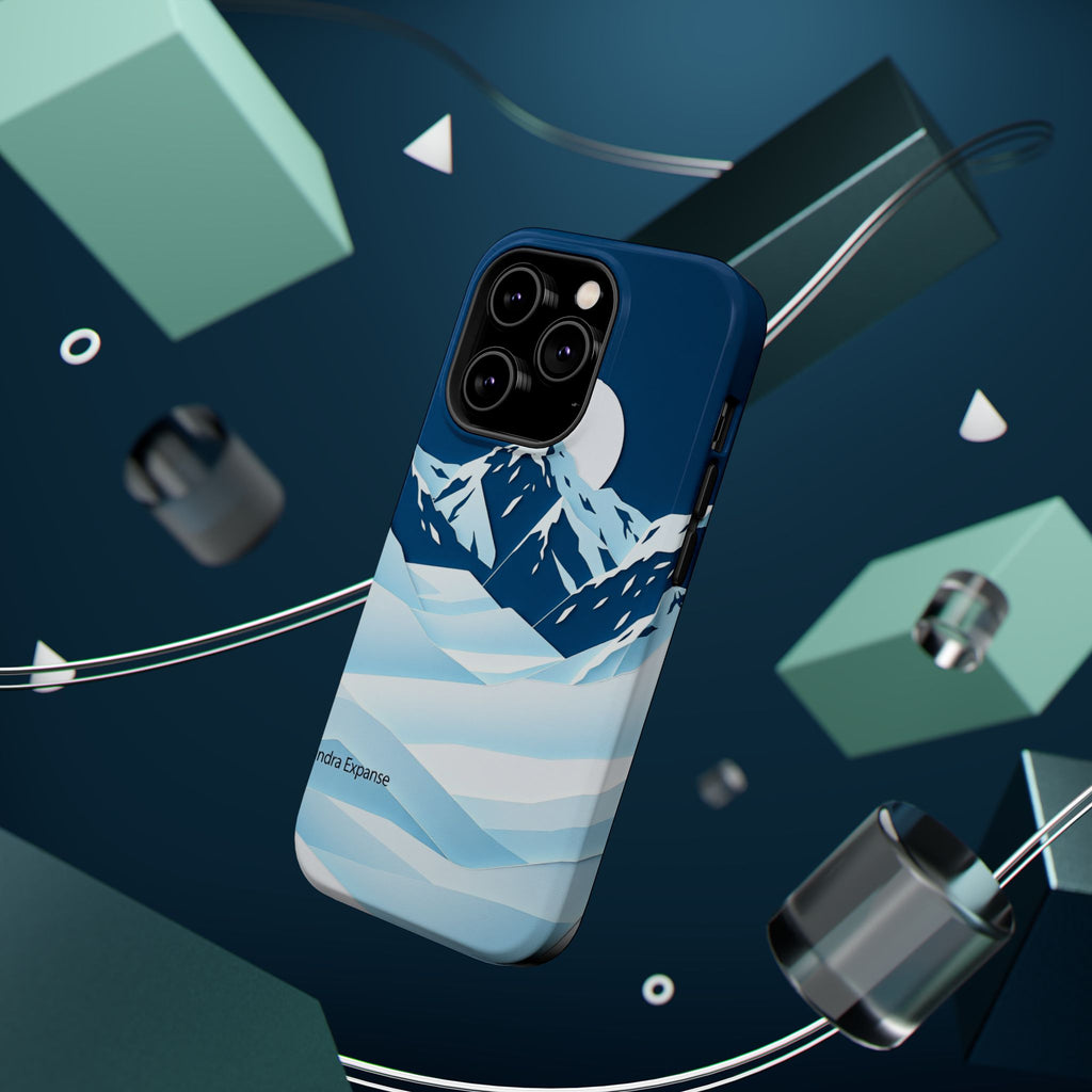 iPhone Midnight Blue And Silver Tundra Expanse Clean iPhone 12 Minimal · iPhone