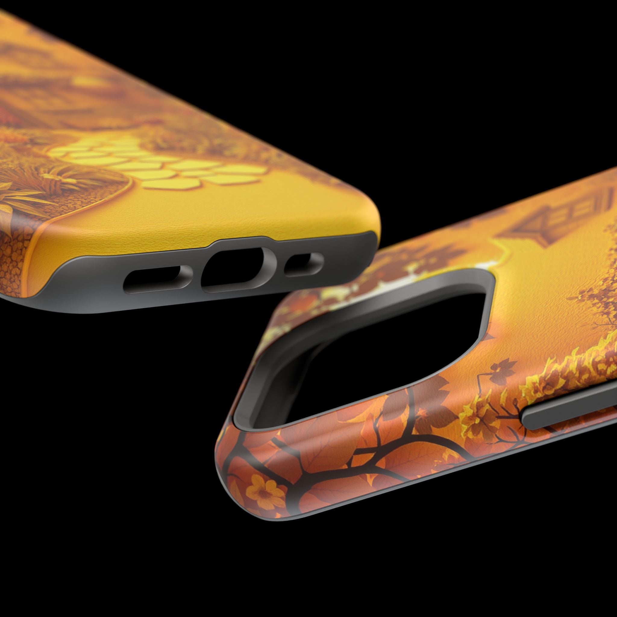 iPhone Vibrant Cottage Garden Design Slim Everyday Designer Case · iPhone Case
