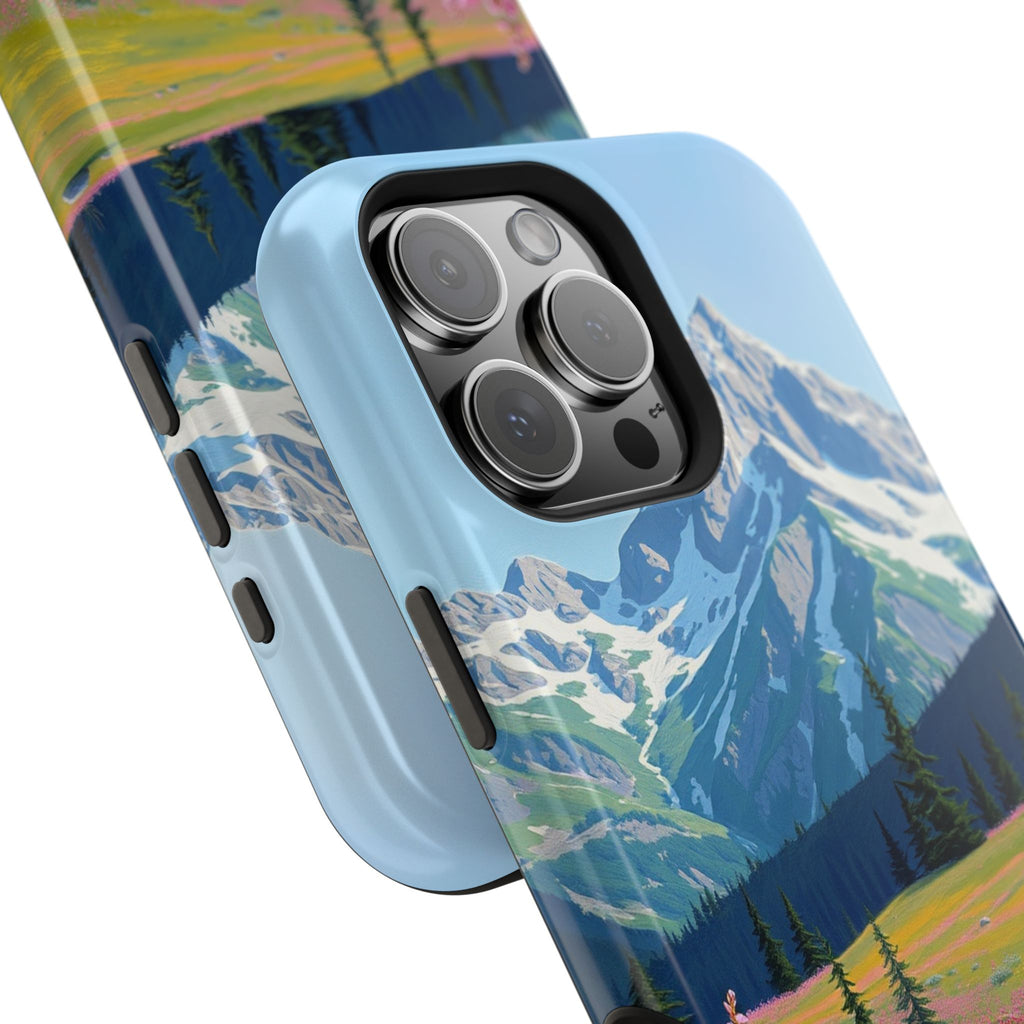 iPhone Earthy Alpine Meadow Design Bold Modern Everyday Snap Case · iPhone Case