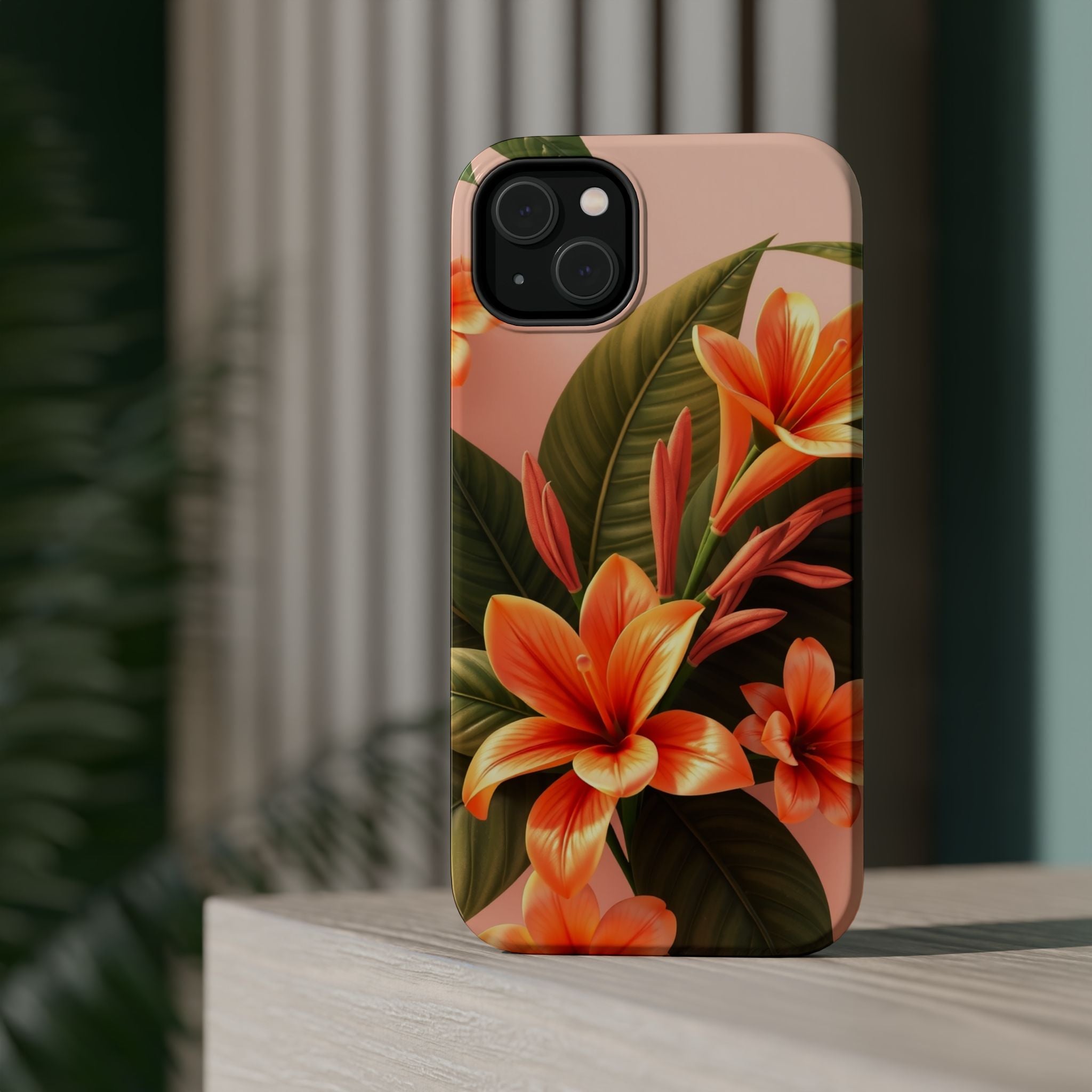 iPhone Tropical Bloom 3D Digital Bold Modern Everyday Snap Case · iPhone Case
